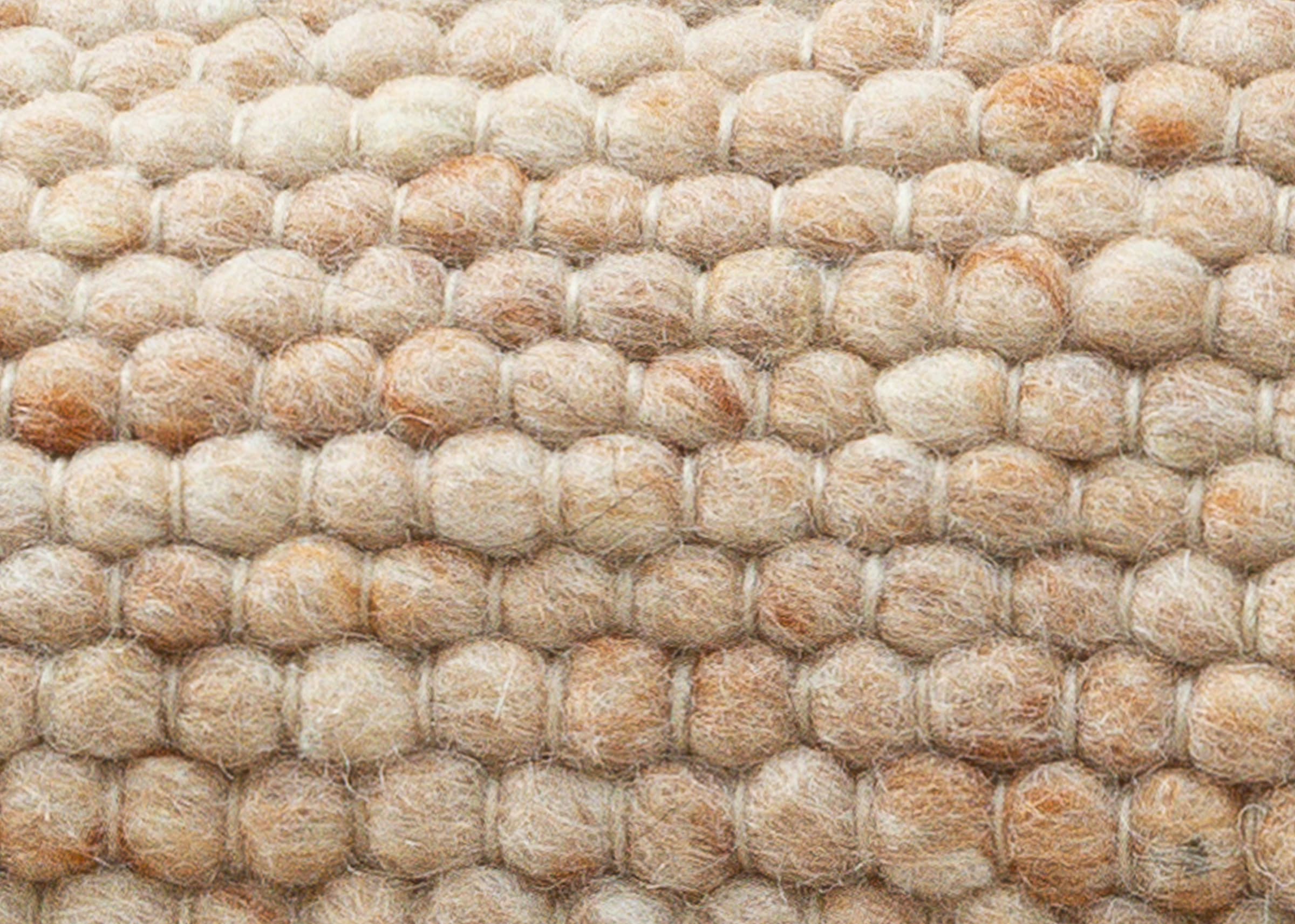 OTTO home Wollteppich »Pirker« rechteckig 12 mm Höhe Wendeteppich, meliert, reine Wolle, handgewebt, Scandi, Wohnzimmer