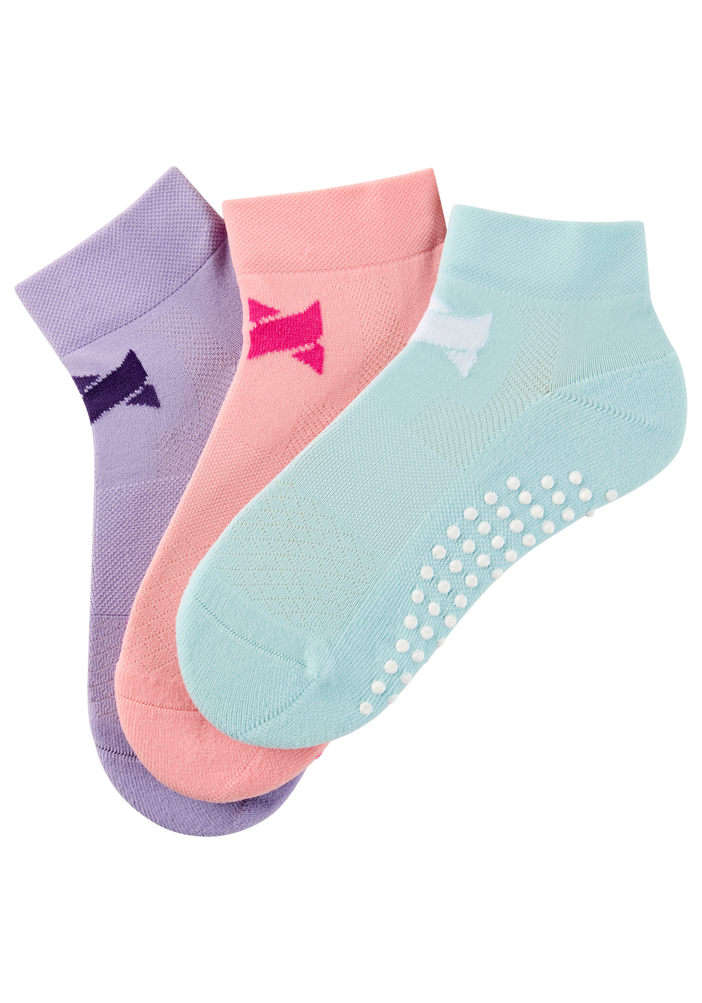 XTREME sockswear ABS-Socken »Panther Yoga-Socks«, (Packung, 3 Paar), Antirutsch-Sohle