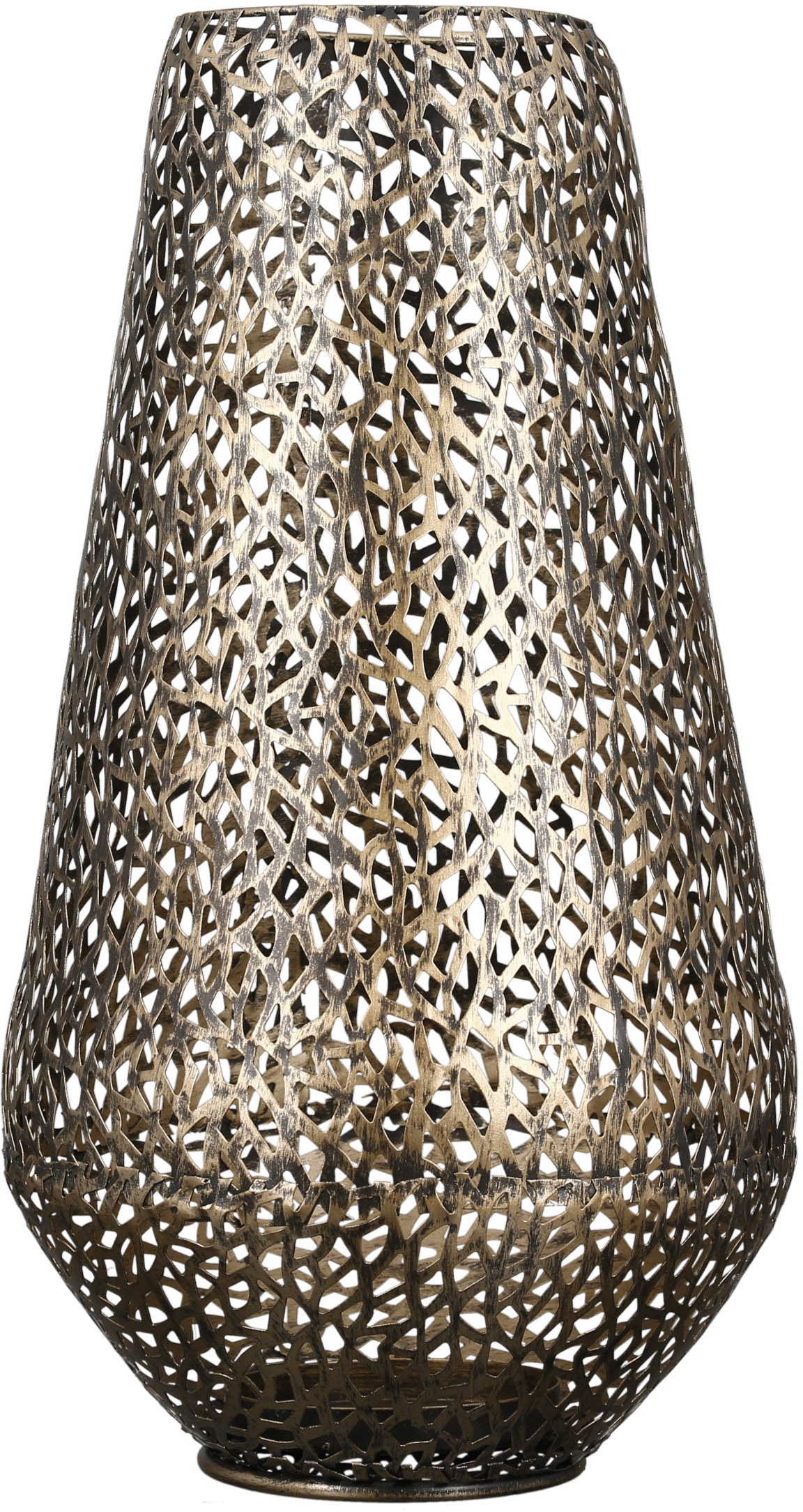 GILDE Windlicht »Purley, OTTO kaufen mit ca. Höhe 46 Weihnachtsdeko«, (1 St.), aus online cm bei Lochstanzungen, Metall runden