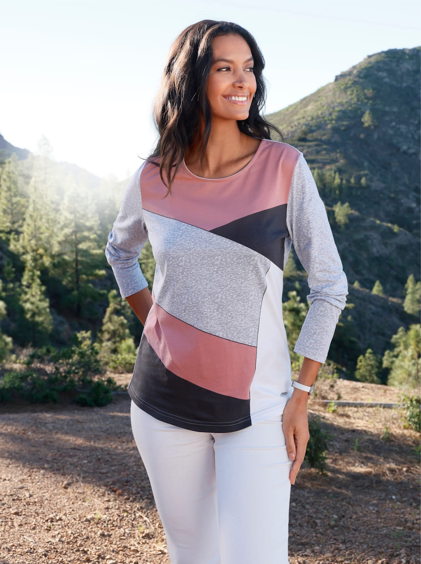 Casual Looks Print-Shirt »Druck-Shirt« 1