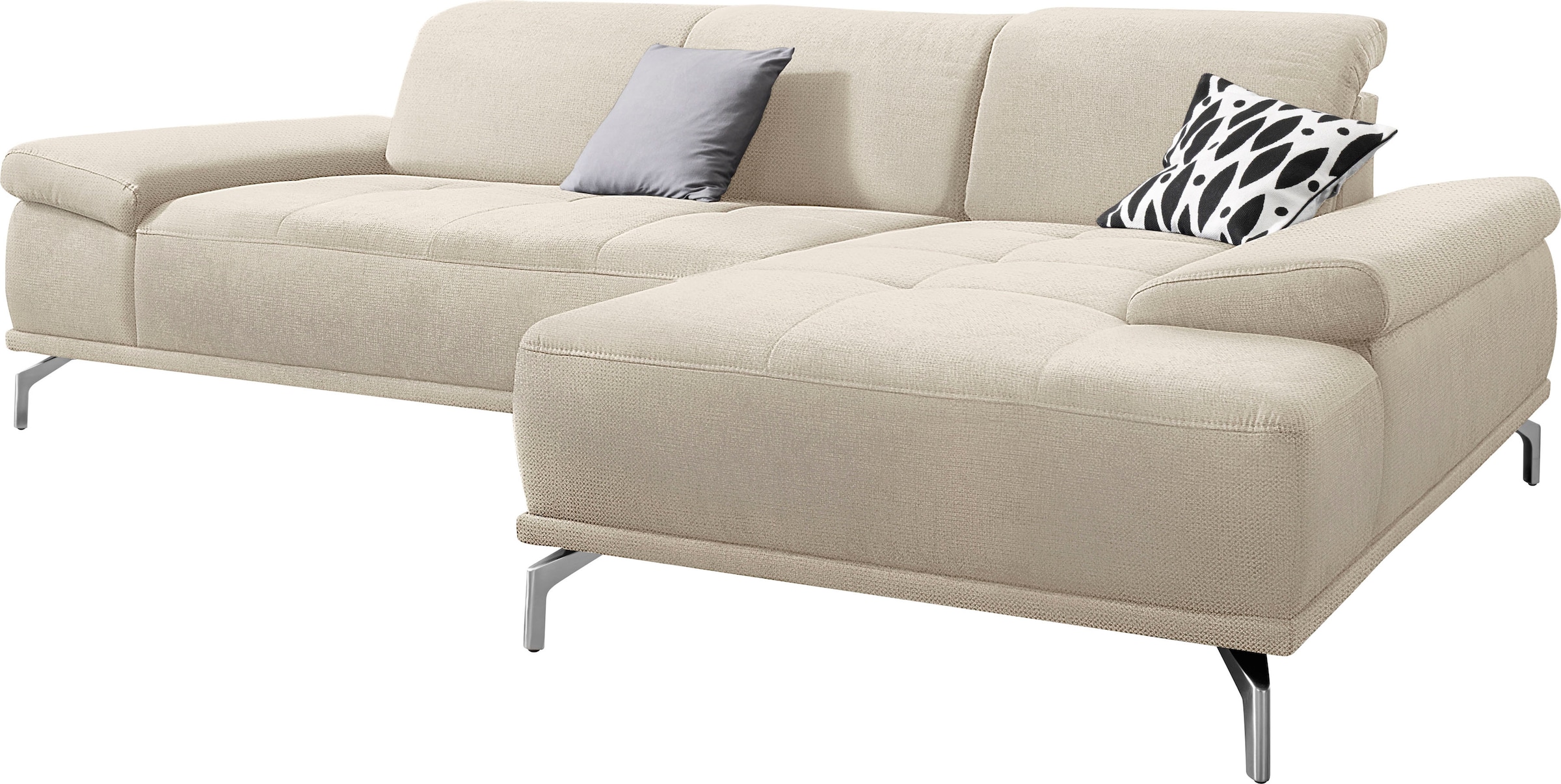 Places of Style Ecksofa »Caluna«, Inkl.Sitztiefenverstellung