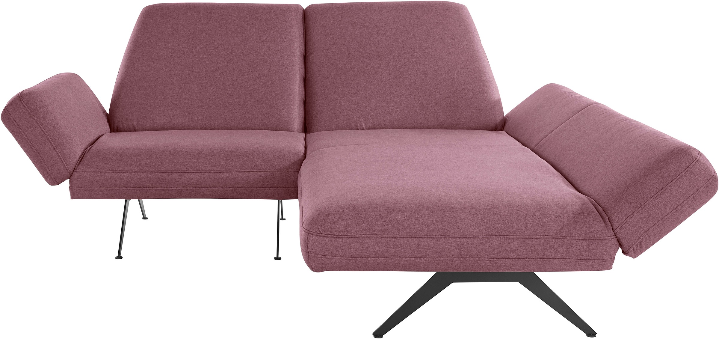 Places of Style Ecksofa »Caiden«, mit Arm- und Rückenfunktion, kleine Ausführung