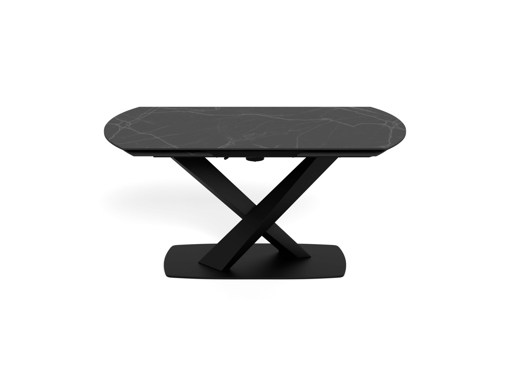 ACTONA GROUP Esstisch »Morellla, Speisetisch, Tisch« Esstisch, Keramikplatte, oval, Drehfunktion, Stahlfuß, 6–8 Sitzplätze