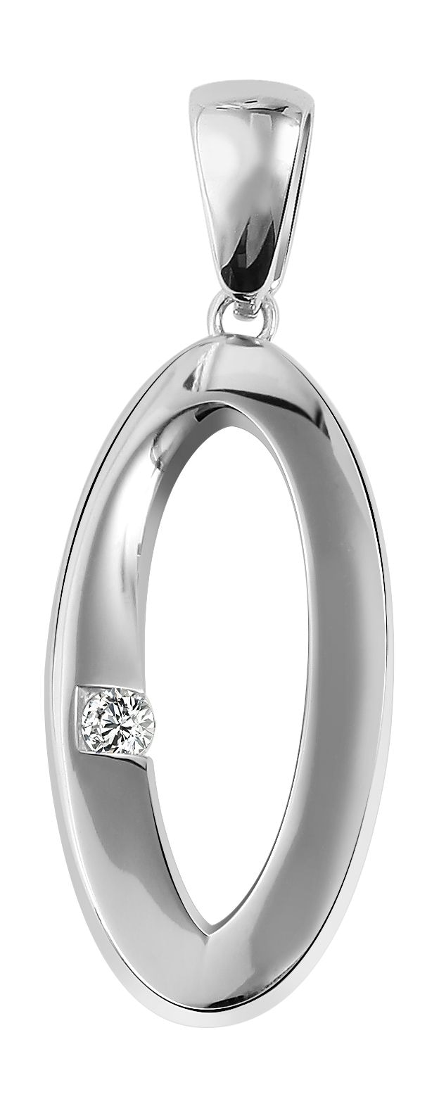 Adelia´s Kettenanhänger »Damen Anhänger aus 925 Silber mit Zirkonia«