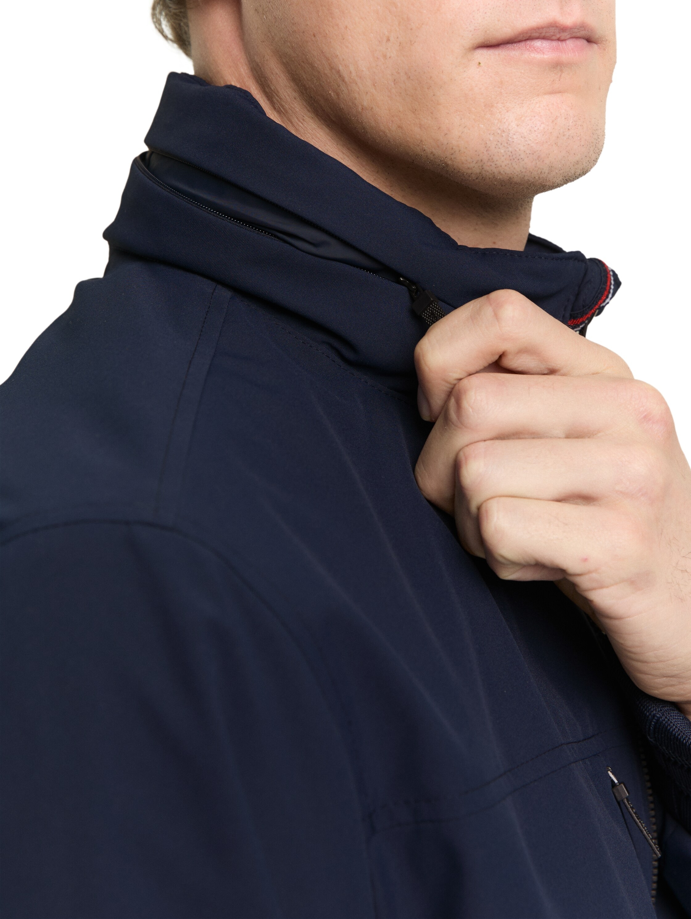 TOM TAILOR Blouson mit Kapuze mit elastischem Bund