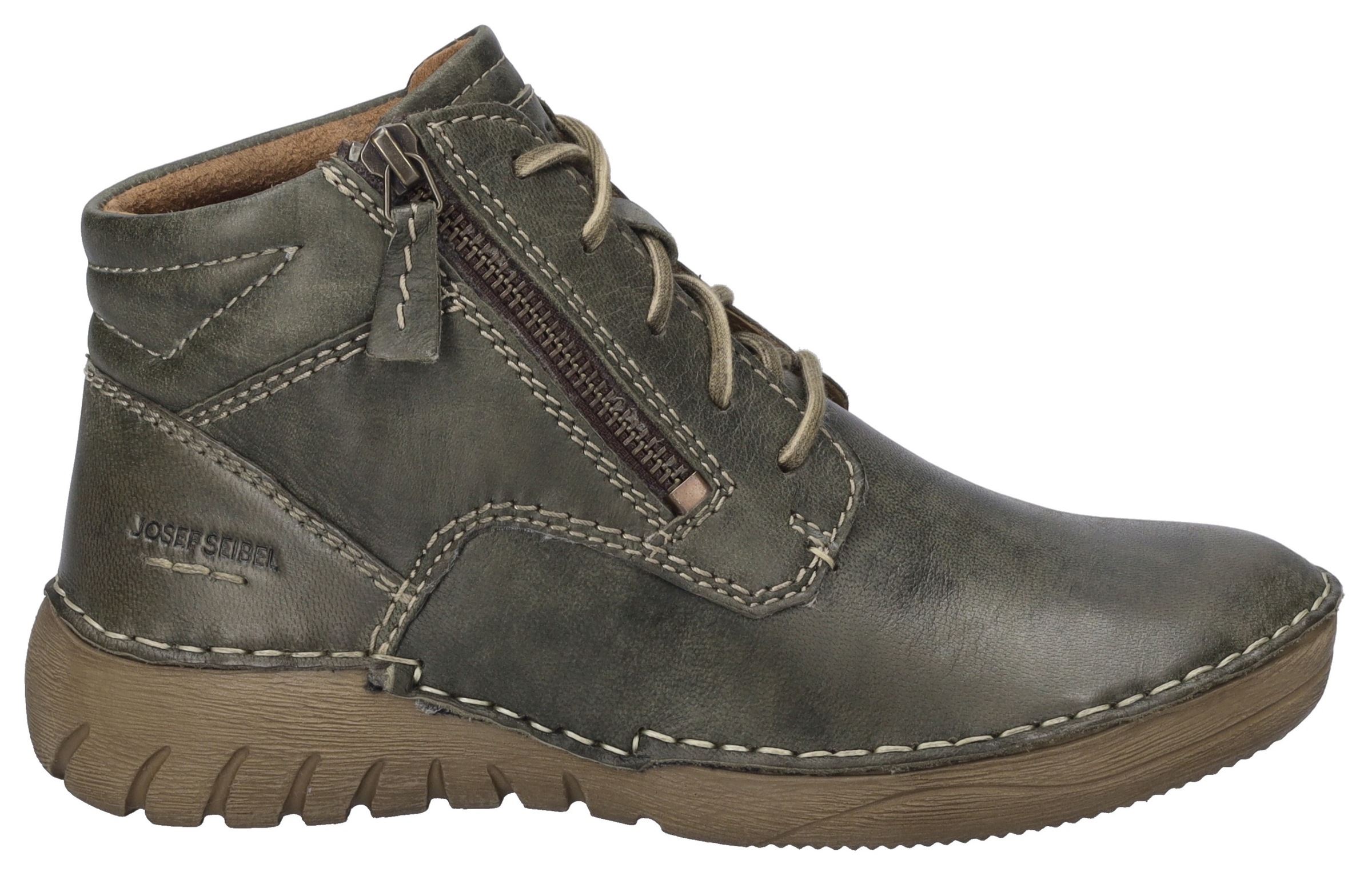 Josef Seibel Schnürstiefelette »Felicia 01«, Winterstiefel, Schnürstiefel, Boots mit Reißverschluss