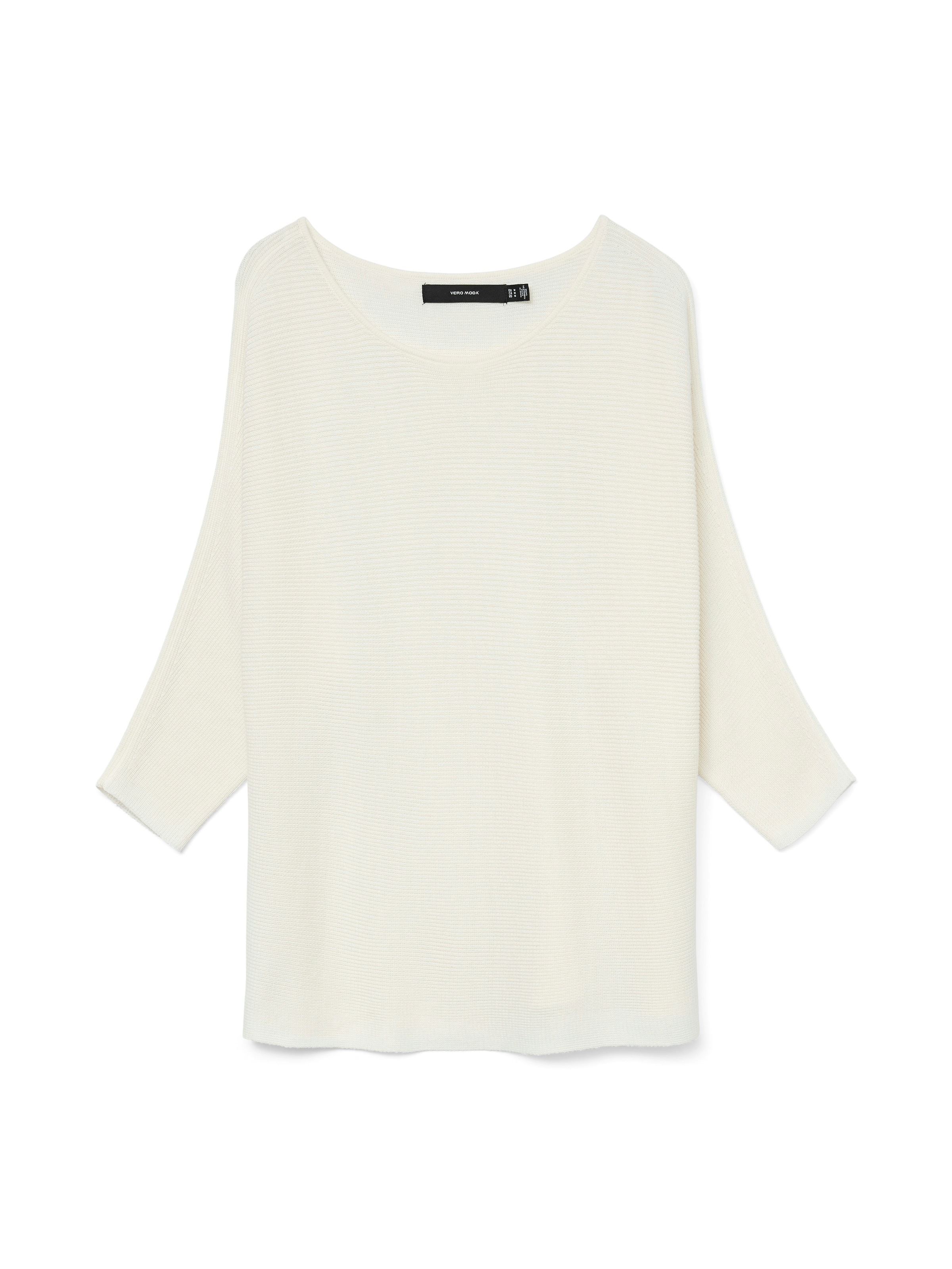 Vero Moda 3/4 Arm-Pullover »VMNORA 3/4 BOATNECK BLOUSE NOOS« mit Fledermausärmeln