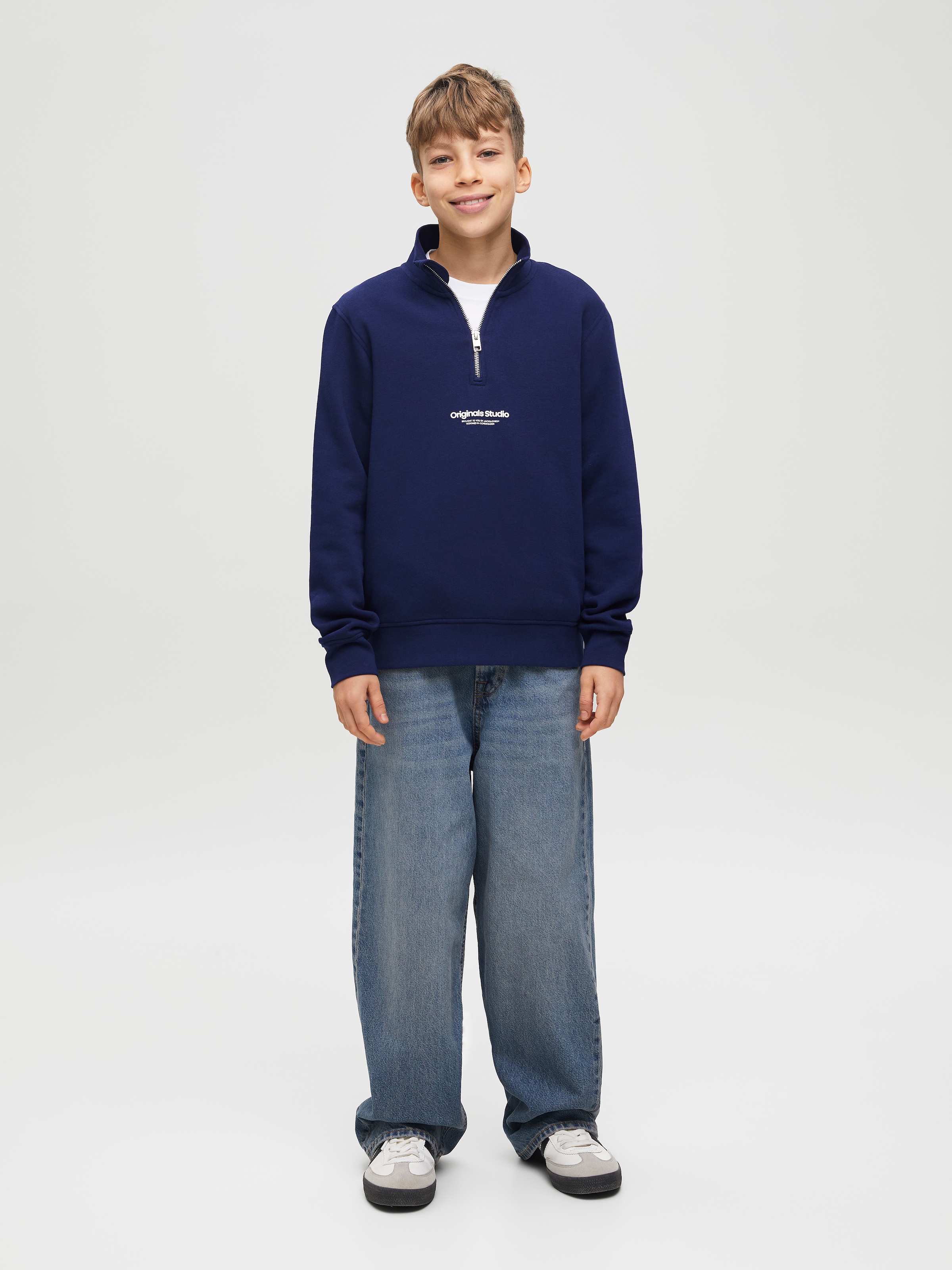 Jack & Jones Junior Sweatshirt »JORVESTERBRO SWEAT QUARTER ZIP NOOS JNR«