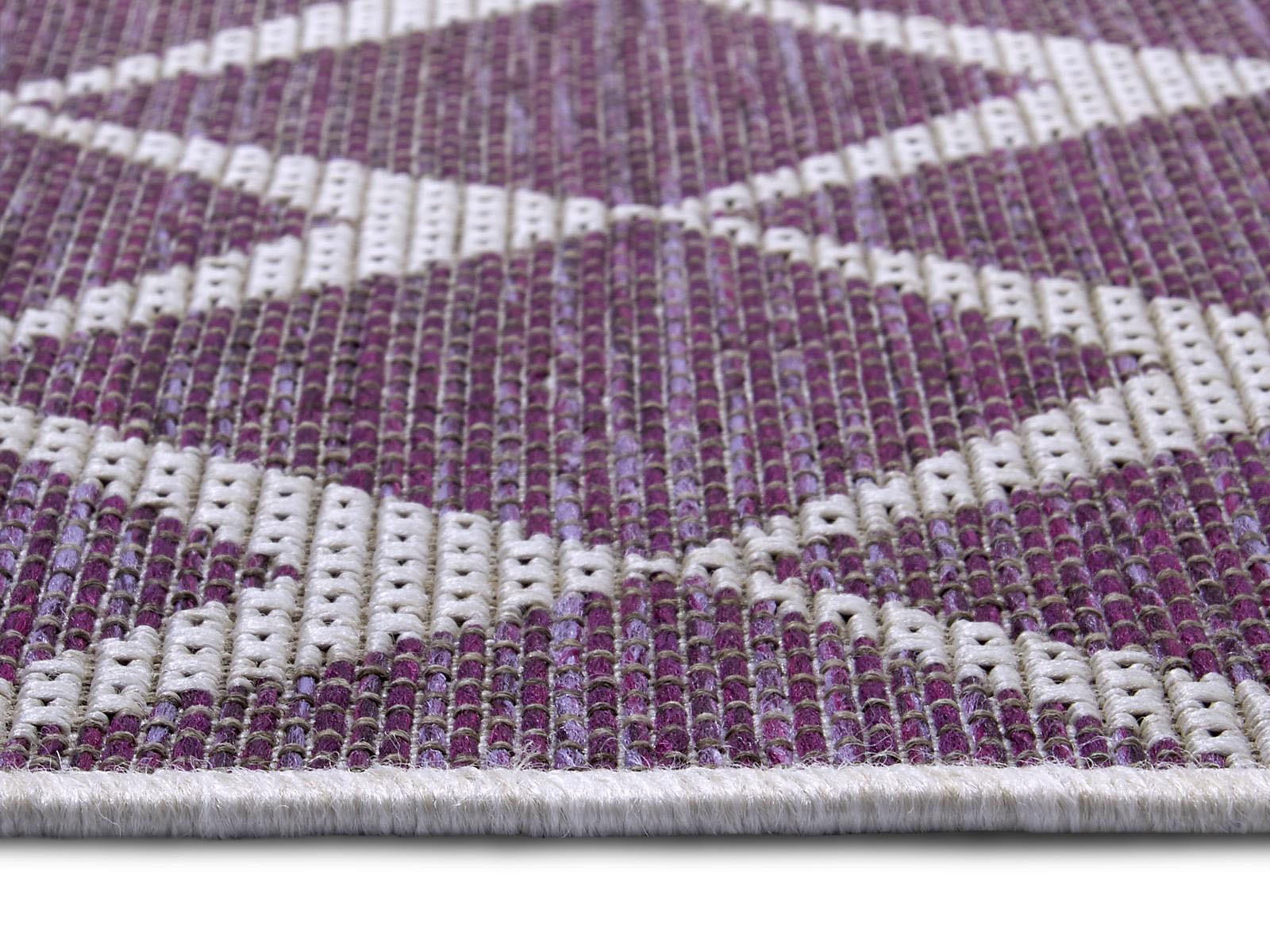 NORTHRUGS Läufer »Escala«, rechteckig, 4 mm Höhe, Flachgewebe Fischgrät Design, gekettelt, Robust, Pflegeleicht