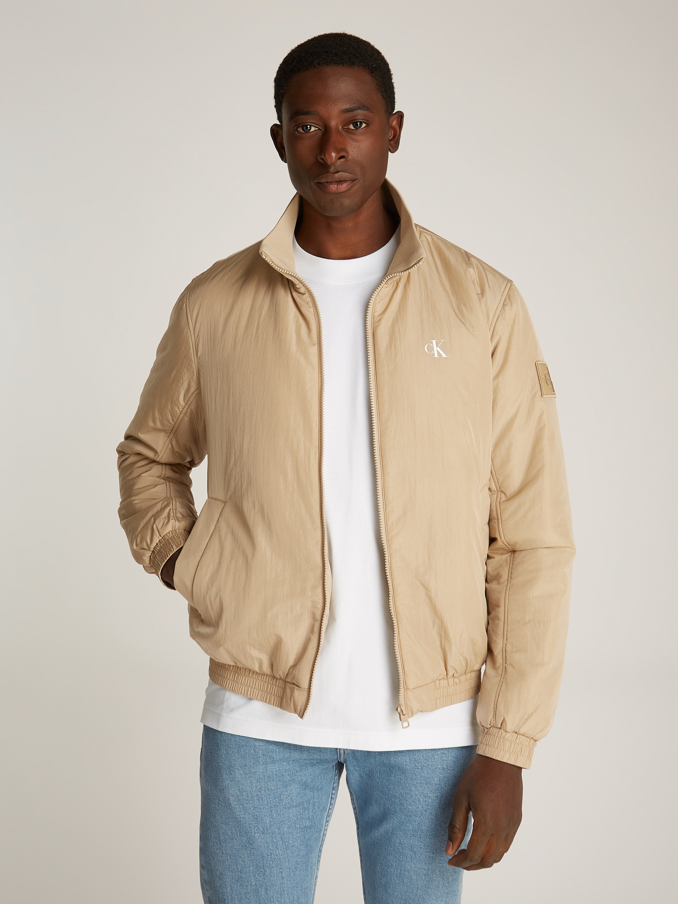 Blouson »PADDED HARRINGTON«, mit Logoprägung