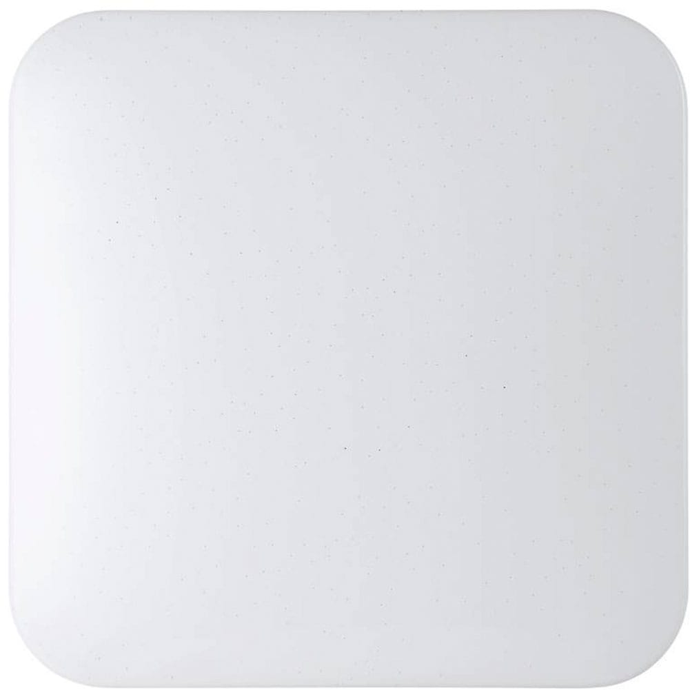 EGLO LED Deckenleuchte »FRANIA-S Deckenlampe, weiß, Kristalleffekt, geringe Aufbauhöhe,1x14,6W«, 1 flammig, Leuchtmittel LED-Board | LED fest integriert, Wohzimmer, Küche, Esszimmer, Flur, modern, 1600 Lumen, 33x33x7cm