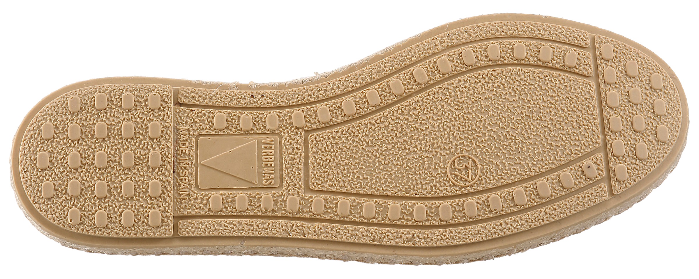 VERBENAS Espadrille »CARMEN«  Slipper, Sommerschuh, Urlaubsschuh, Flat mit Rahmennaht