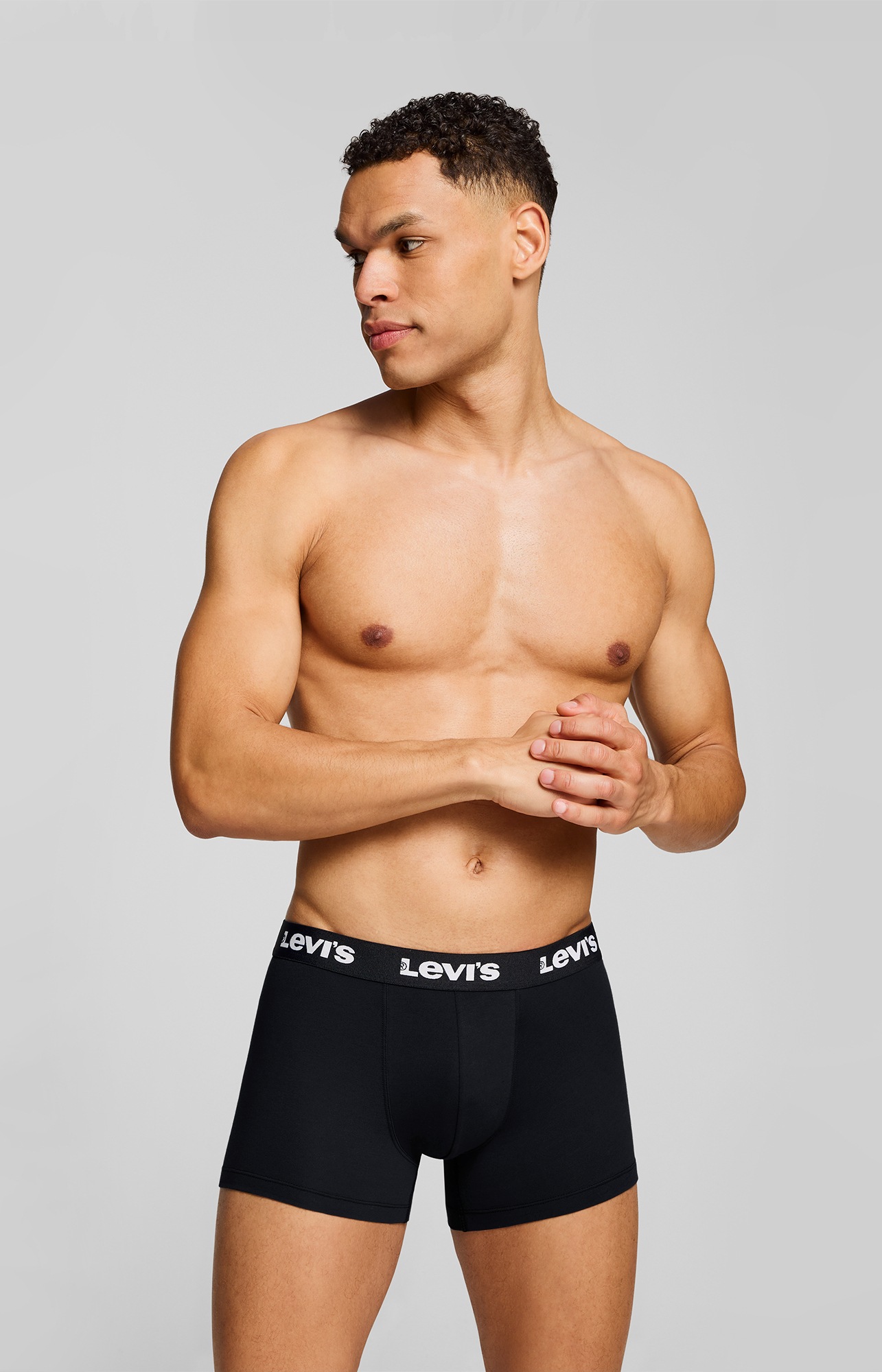 Levi's® Boxershorts »LEVIS MEN REPEAT LOGO BOXER BRIEF« 2er Pack,  ohne Eingriff, Logobund, elastisch