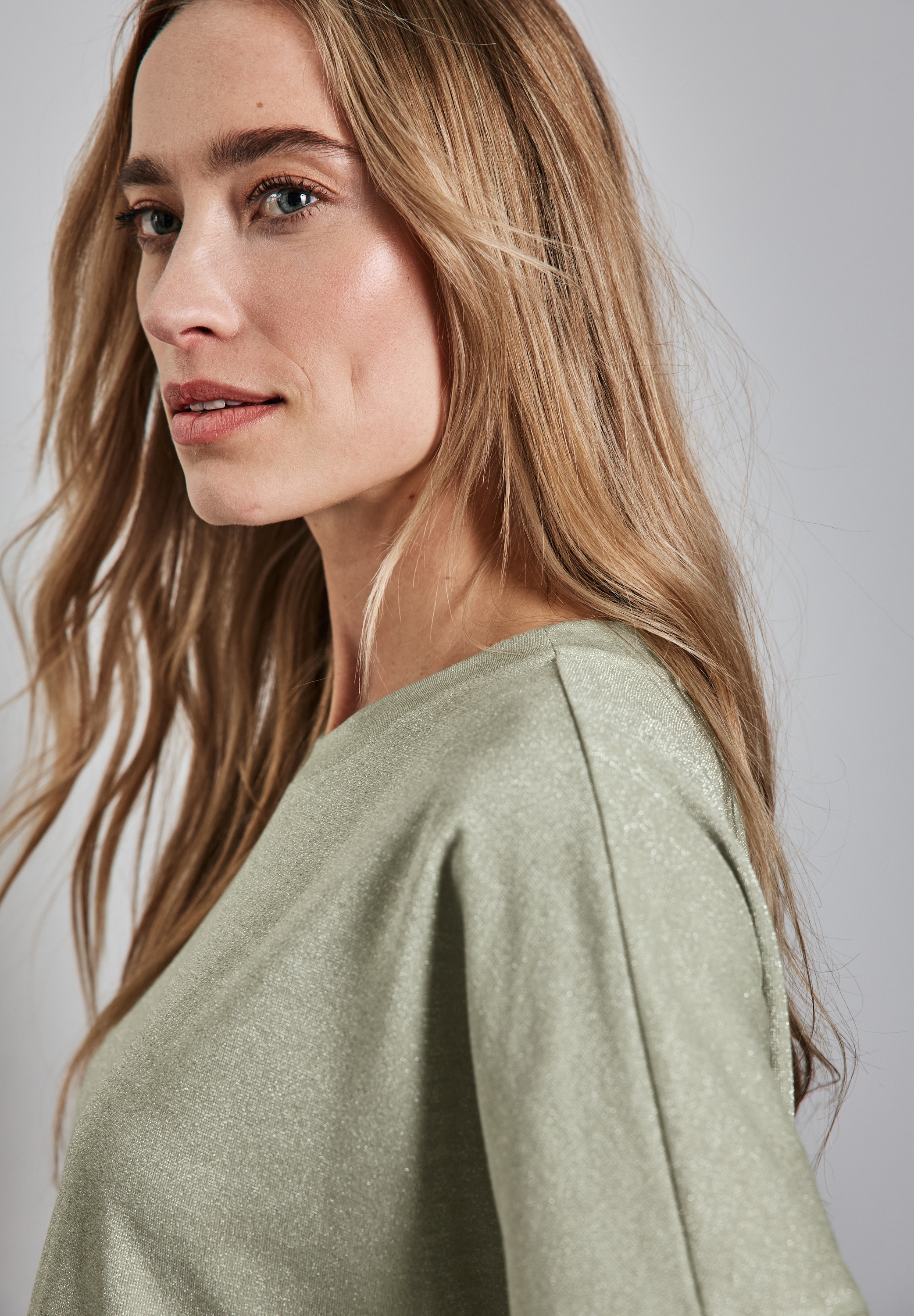STREET ONE T-Shirt, mit Glitzerdetails