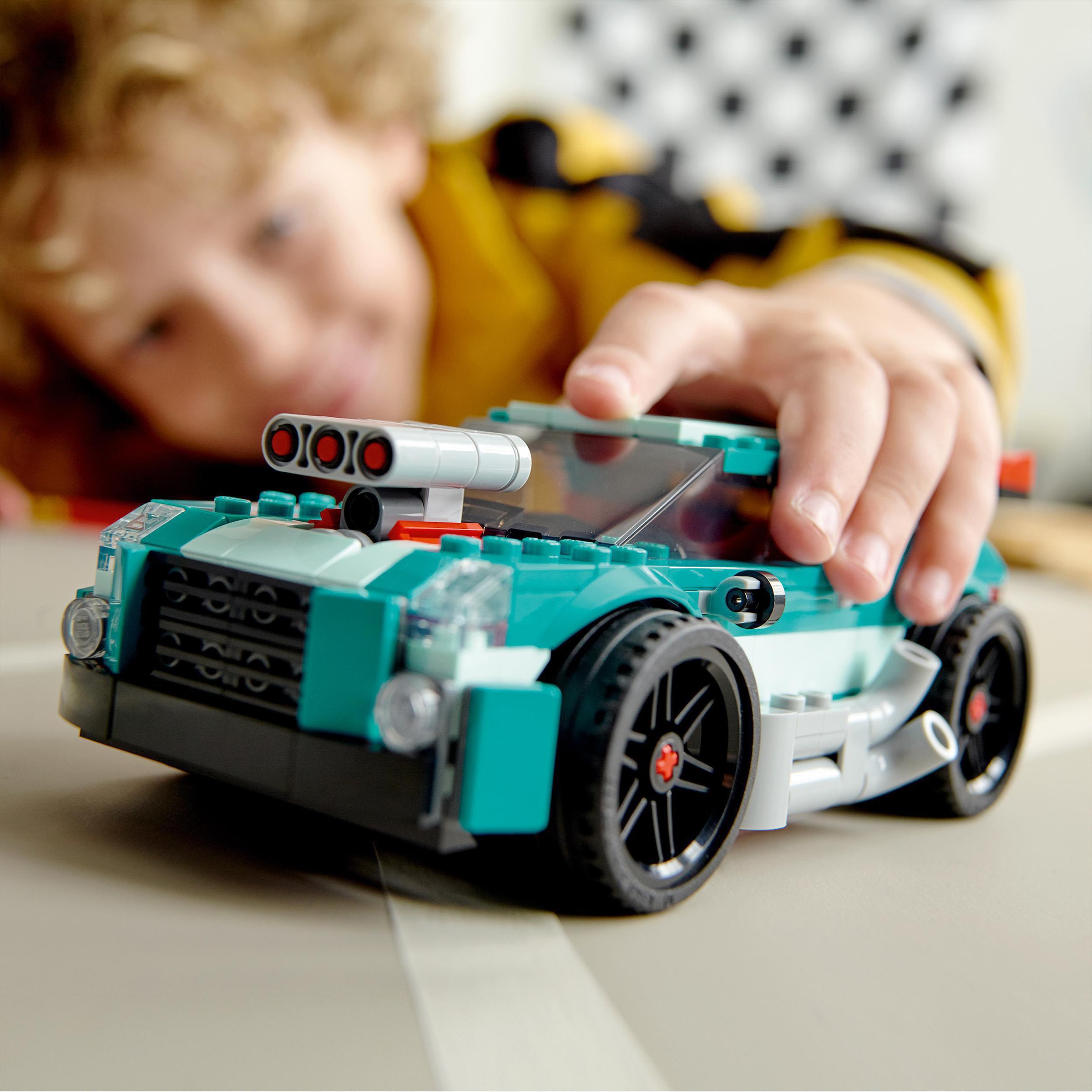 LEGO® Konstruktionsspielsteine »Straßenflitzer (31127), LEGO® Creator 3in1«, (258 St.), Made in Europe