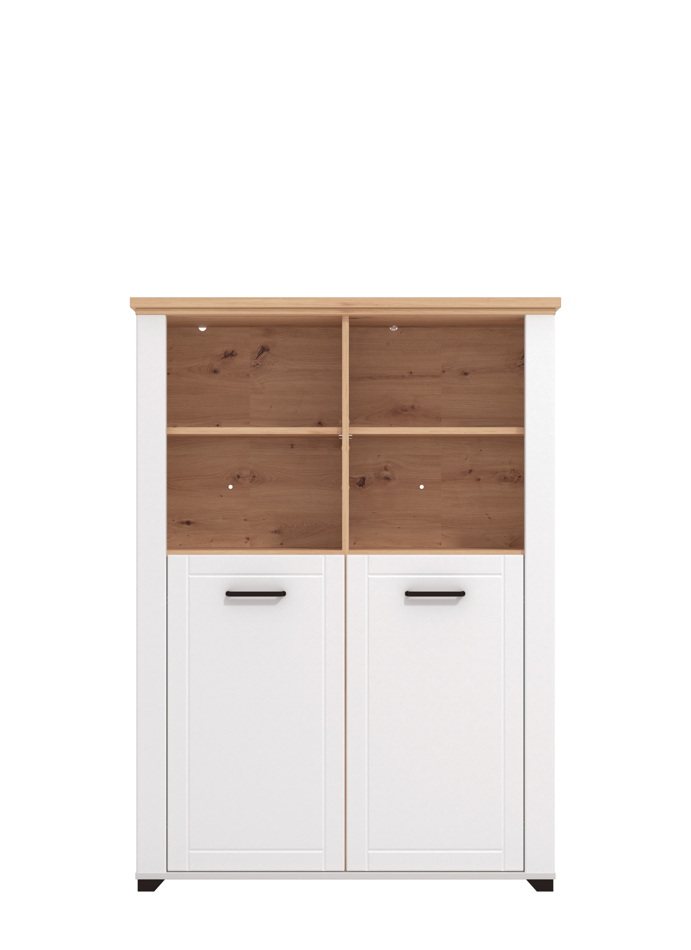 Home affaire Vitrine »Valencia«, Breite 103,5 cm, mit 4 offenen Fächern