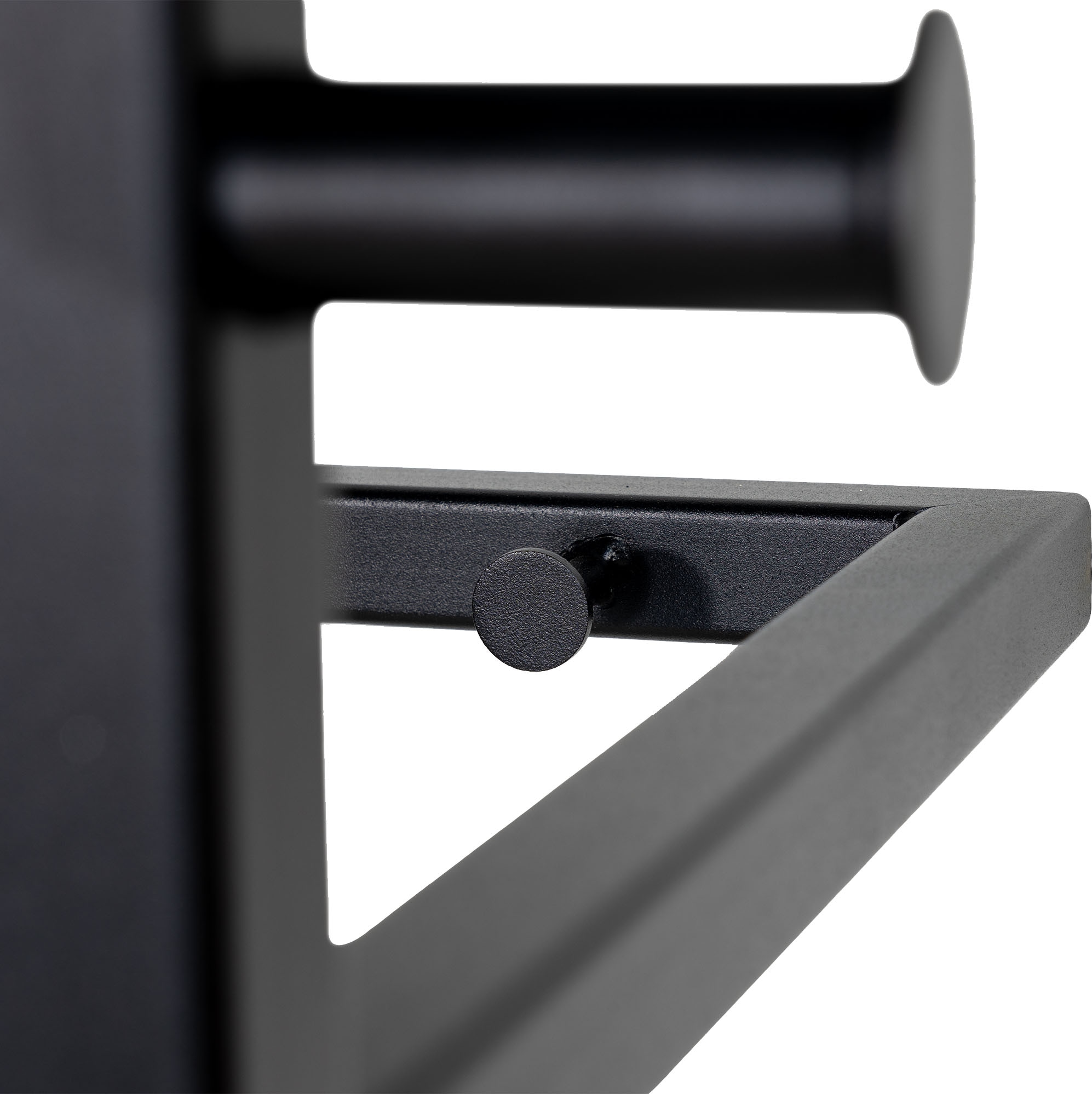 Spinder Design Garderobenleiste »MARCO«, (1 St.), Wandgarderobe aus Stahl mit 5 Haken, Hutablage und Kleiderstange