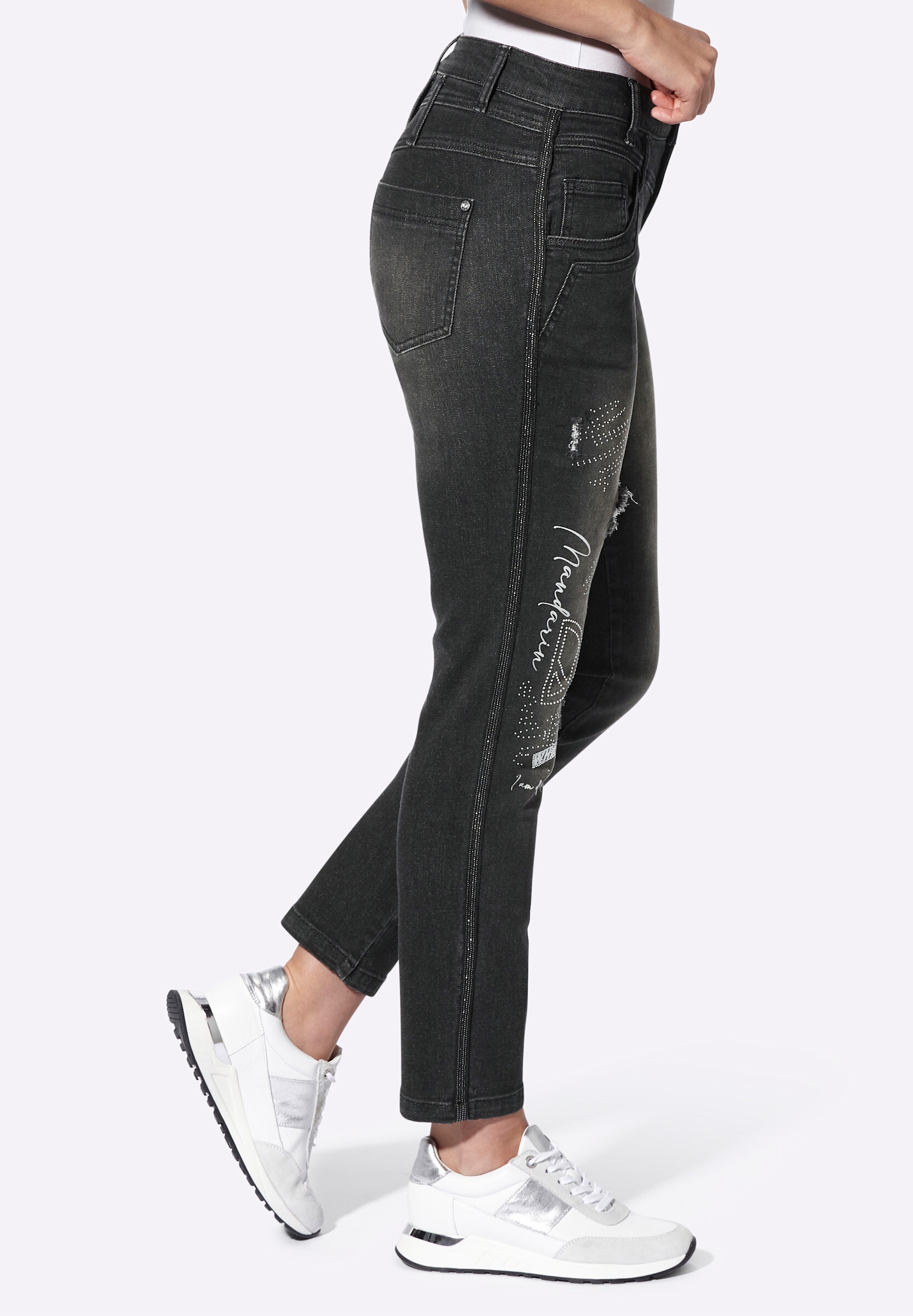 heine 5-Pocket-Jeans »Jeans Jeans mit Pailletten«