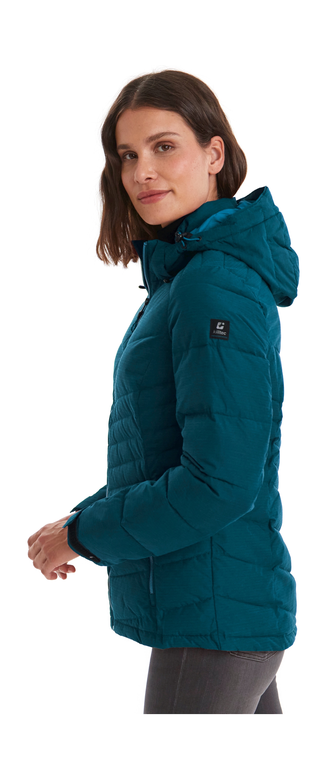 Killtec Steppjacke »KOW 149 WMN QLTD JCKT«, Wasser- und windabweisend, atmungsaktiv, abnehmbare Kapuze