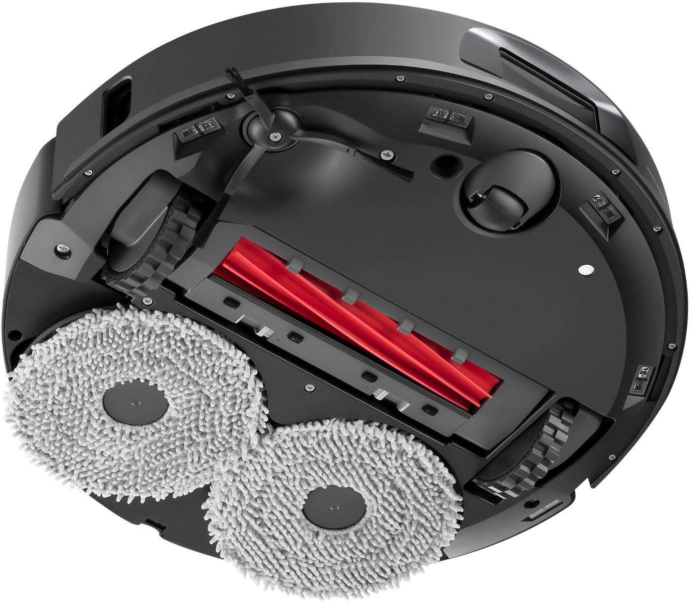 Roborock Nass-Trocken-Saugroboter »Roborock QREVO MaxV Black, FlexiArm Design, 7.000 PA HyperForce«, heißwasser Mopp-Wäsche, Reactive AI Hinderniserkennung