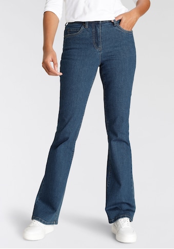 Bootcut-Jeans, High Waist