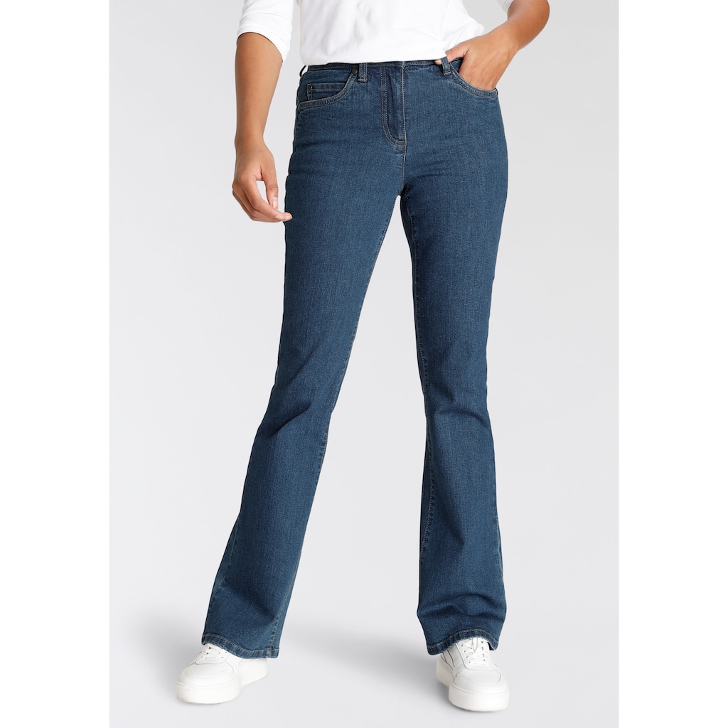 Arizona Bootcut-Jeans, High Waist