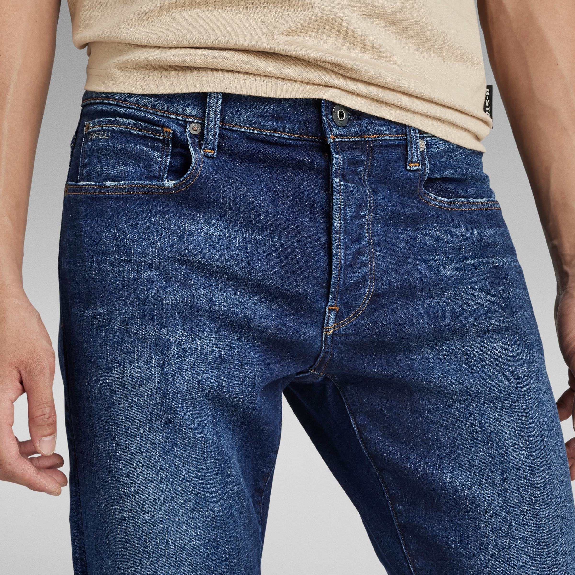 G-STAR Slim-fit-Jeans »3301 Slim«, mit toller Waschung und Elasthan
