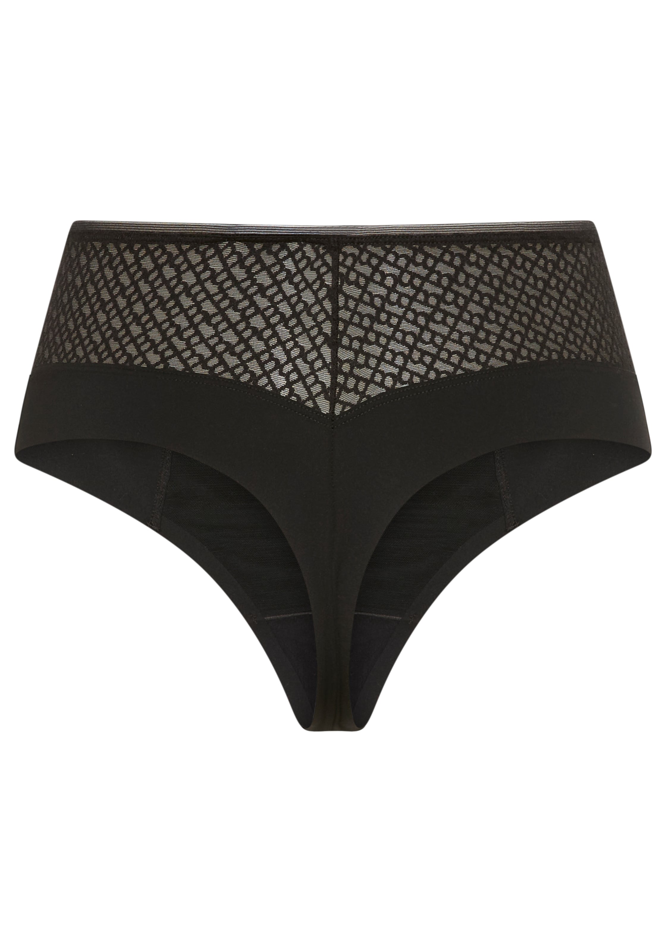 BOSS Formstring »B LACE« mit Meshdetails, hoher Bund