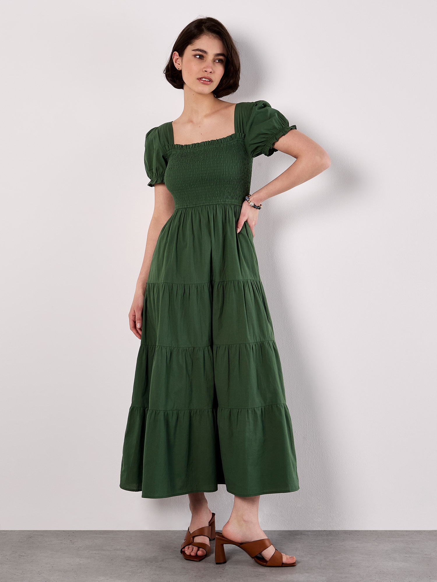 Apricot Midikleid »Midikleid« mit Stufenrock