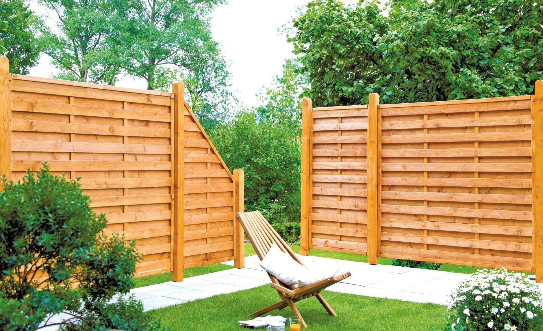 Tetzner & Jentzsch Dichtzaun »San Diego 1« 4 Elemente, LxH: 585x180 cm