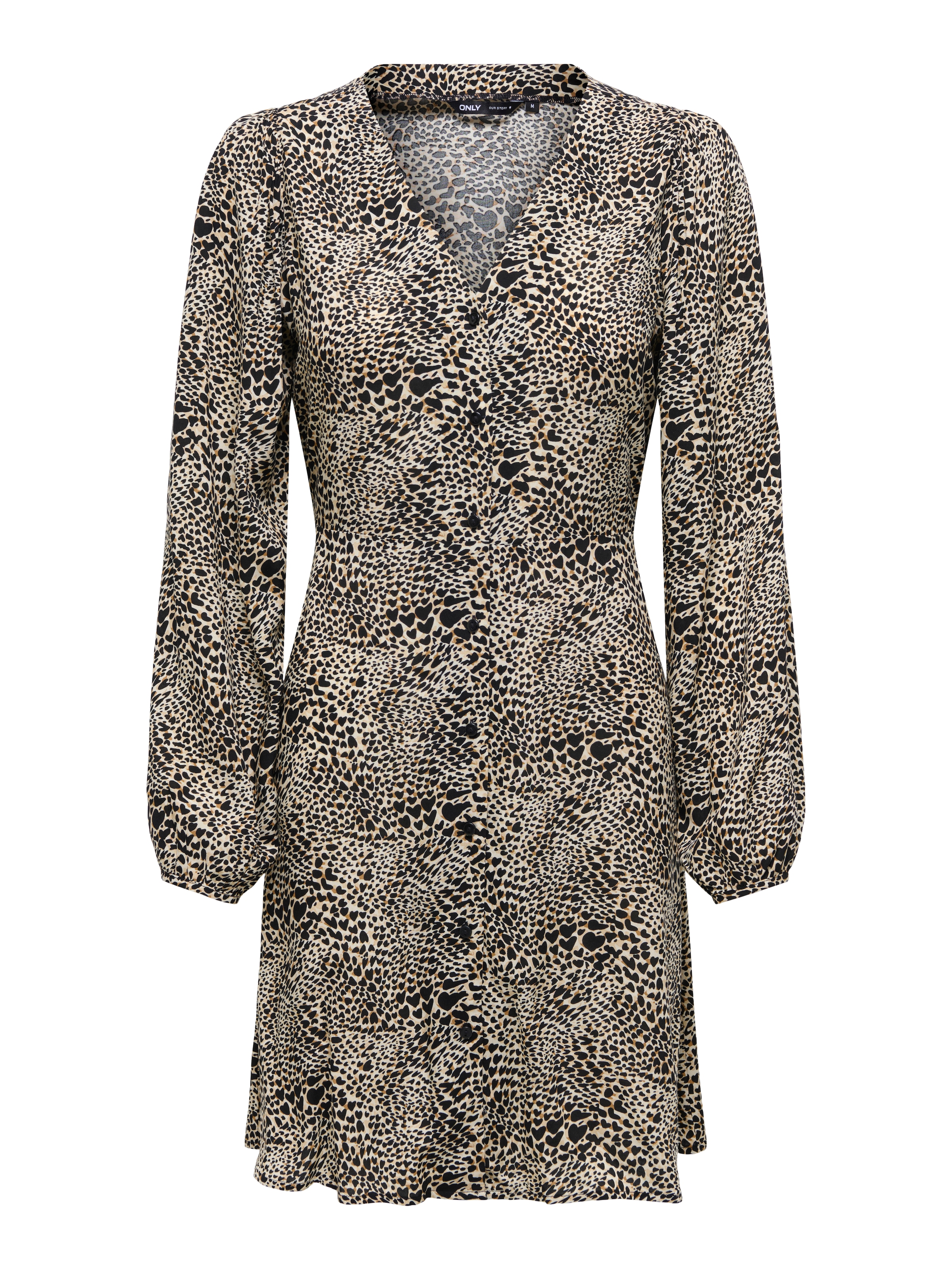 ONLY Druckkleid »ONLEVIDA L/S SHORT DRESS WVN NOOS«