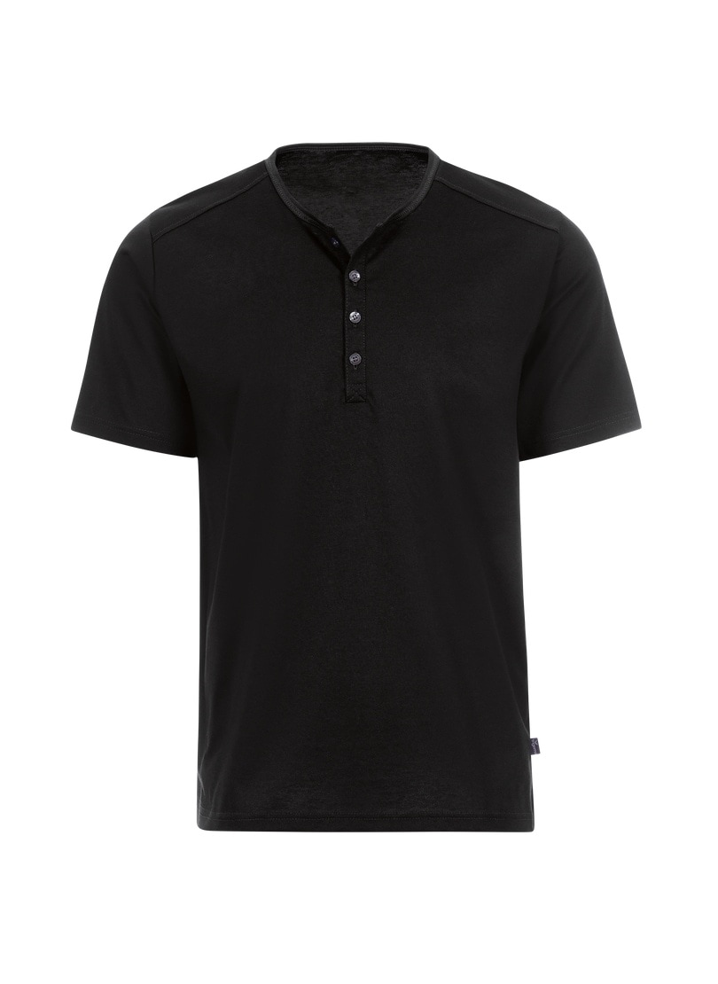 Trigema T-Shirt »TRIGEMA bei Knopfleiste OTTOversand Baumwolle« mit DELUXE T-Shirt