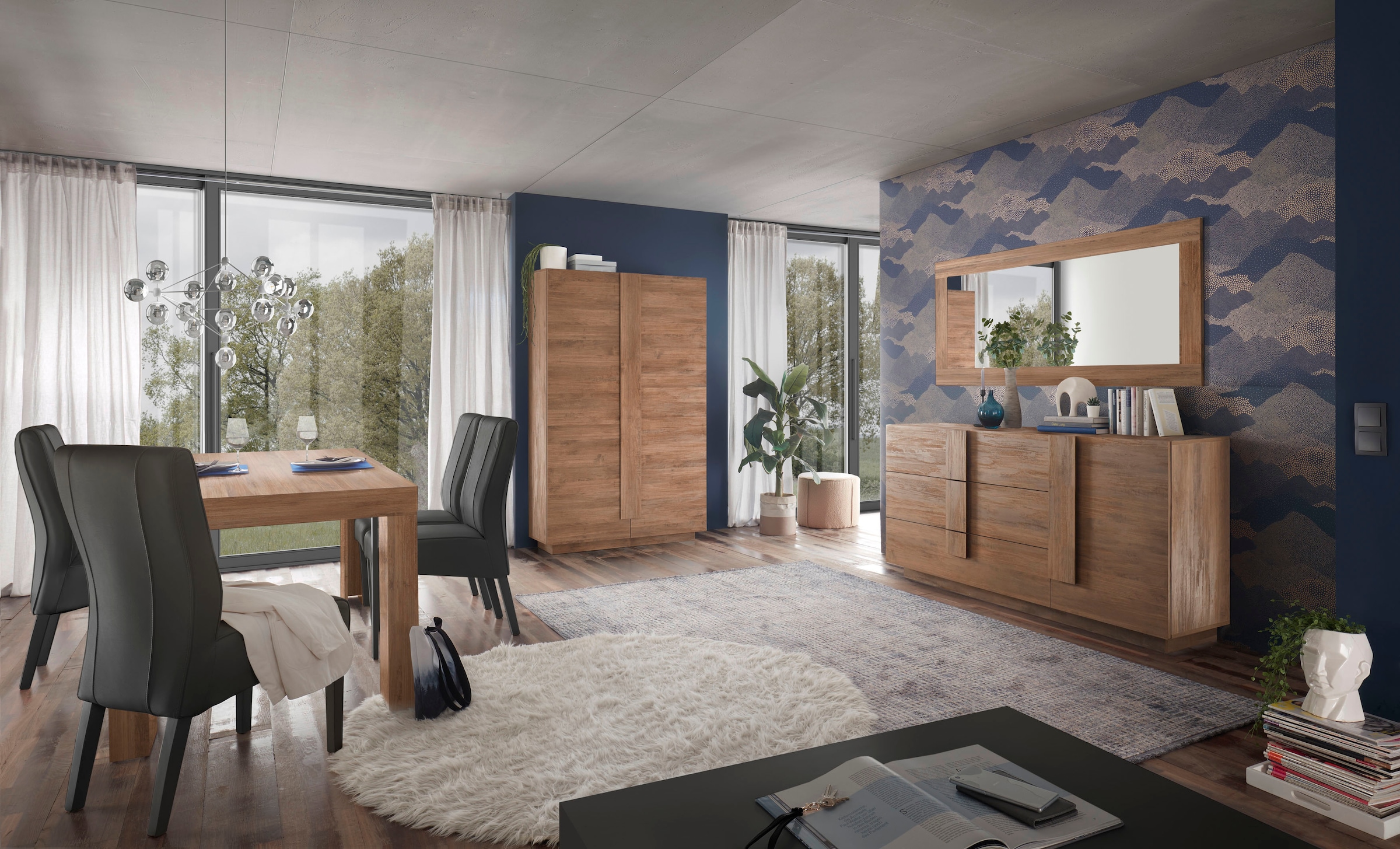 INOSIGN Sideboard »Jupiter«, Breite 181cm mit 3 Schubkästen