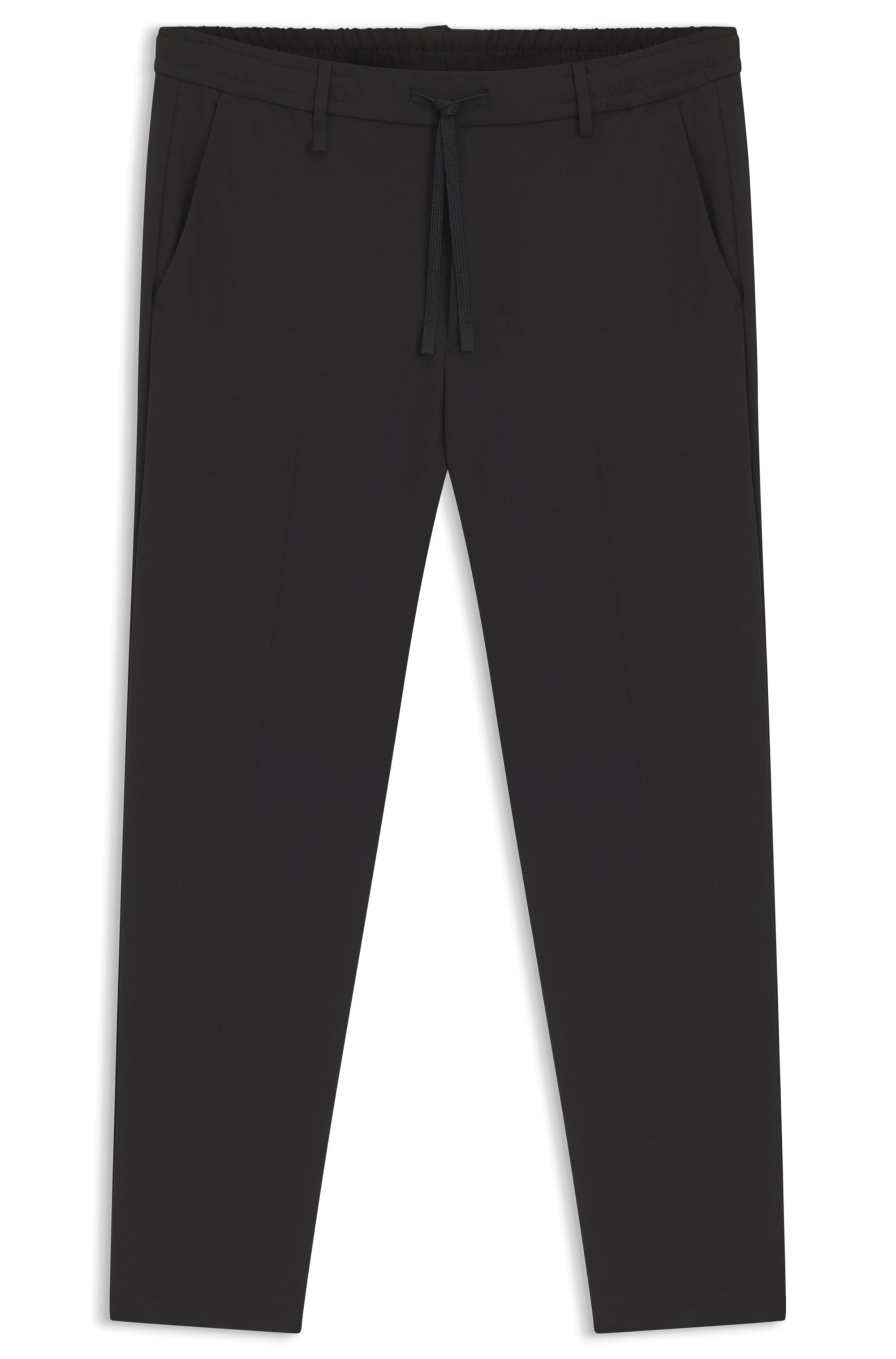 BOSS GREEN Webhose »T Convert«, Elastischer Taillenbund und Kordelzug, Gürtelschlaufen Anzughose