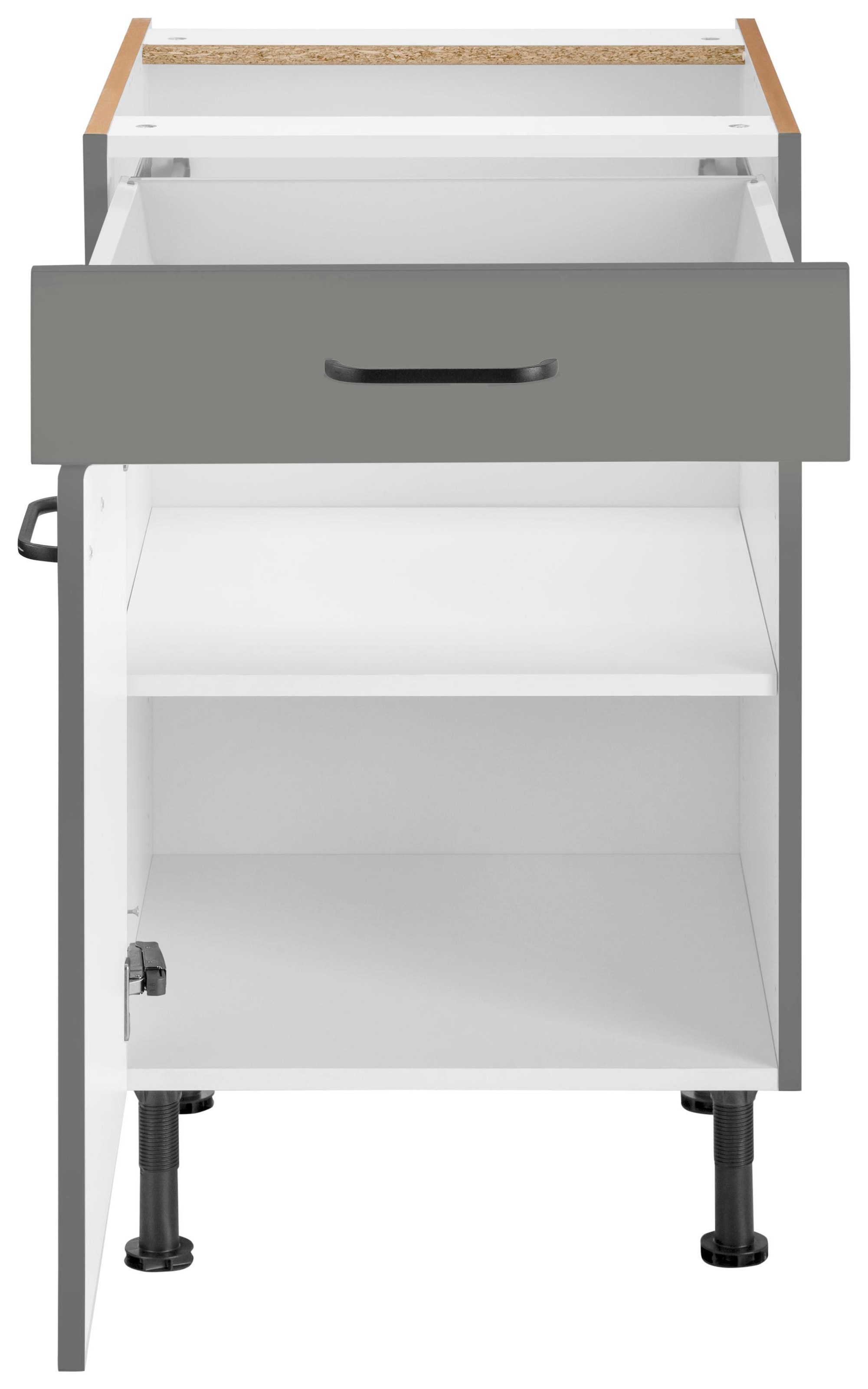 OPTIFIT Unterschrank »Elga« mit Soft-Close-Funktion, Vollauszug, Metallgriffen, Breite 50 cm