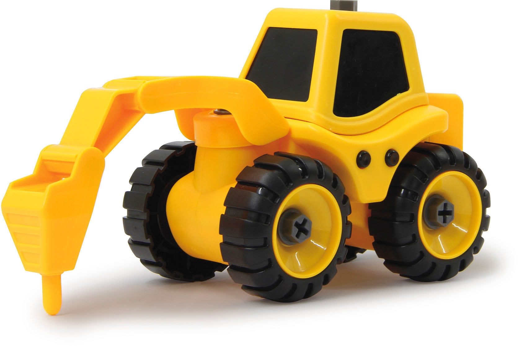 Jamara Spielzeug-Traktor »Baufahrzeuge 9 in 1«, (Set, 46 tlg.)