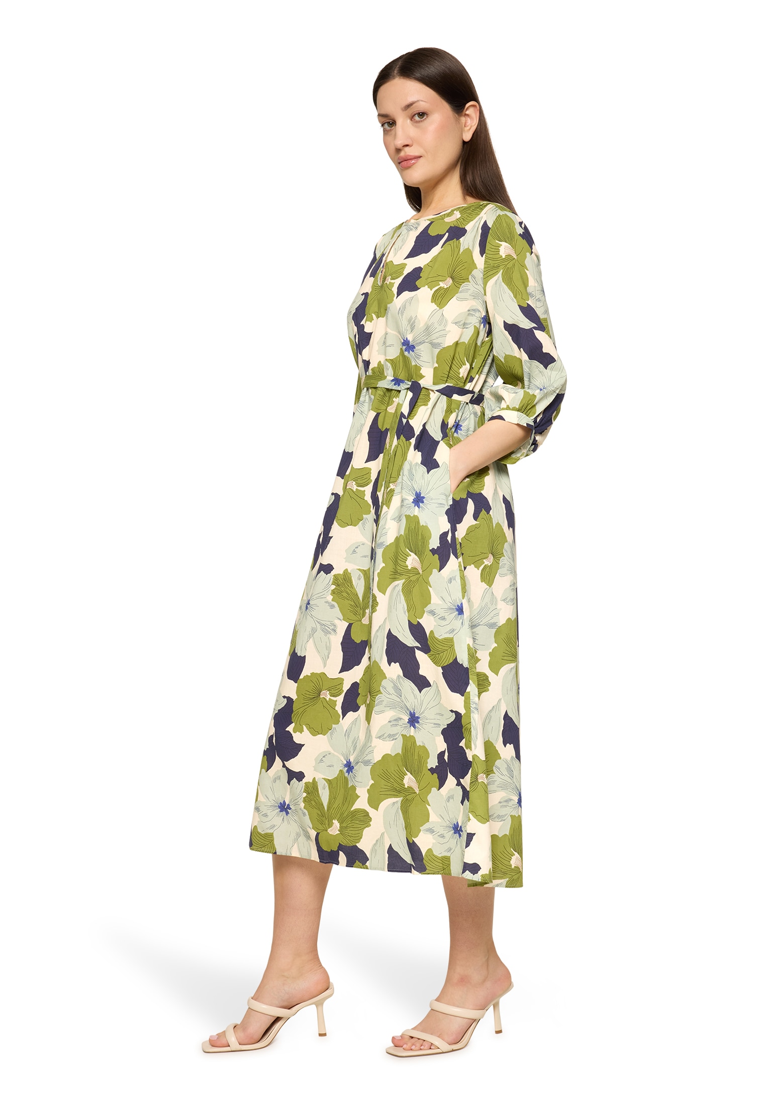 Cartoon Sommerkleid »Blumenkleid mit Bindegürtel«