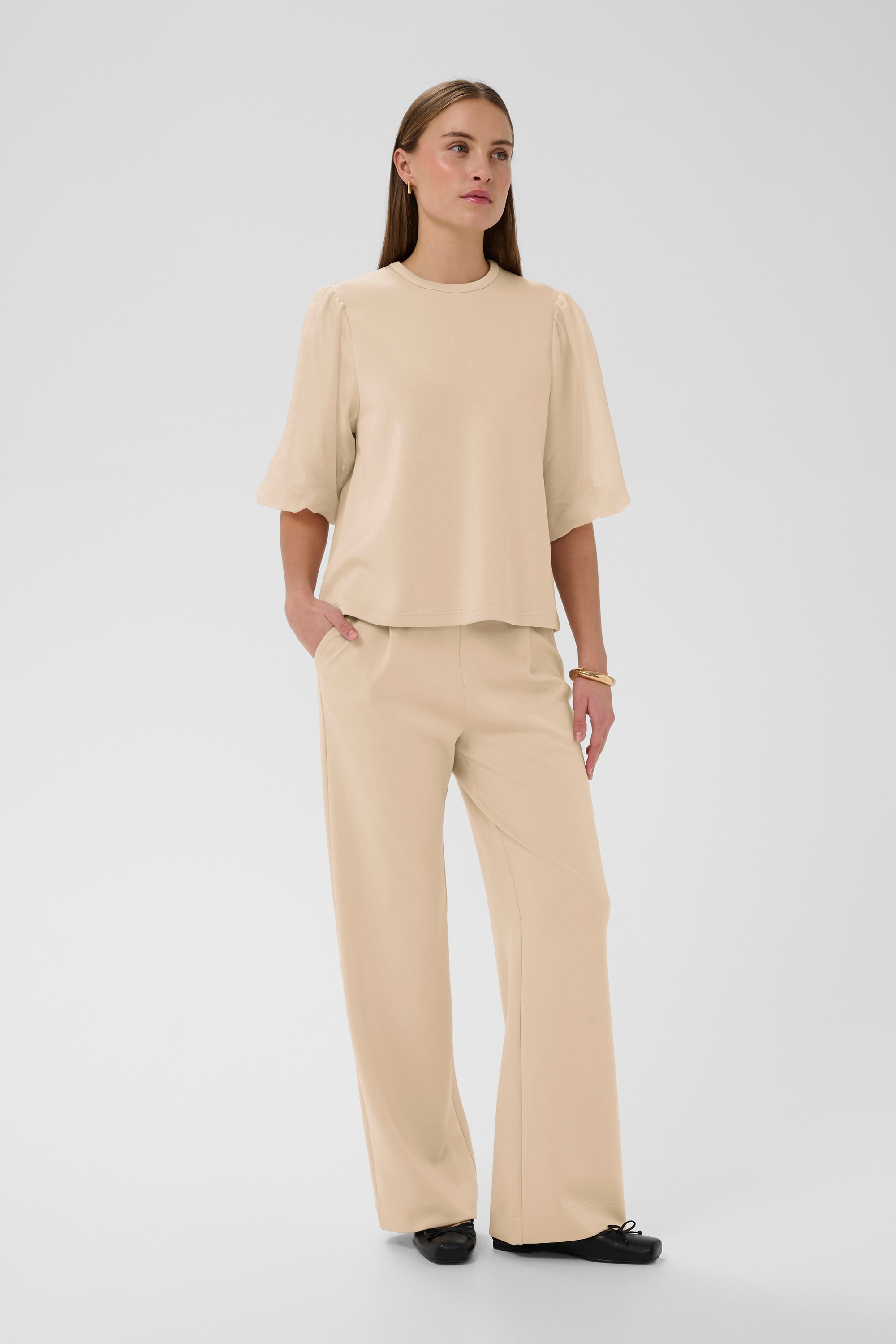 SOAKED IN LUXURY Stoffhose »Damen Strickhose SLMarigold«