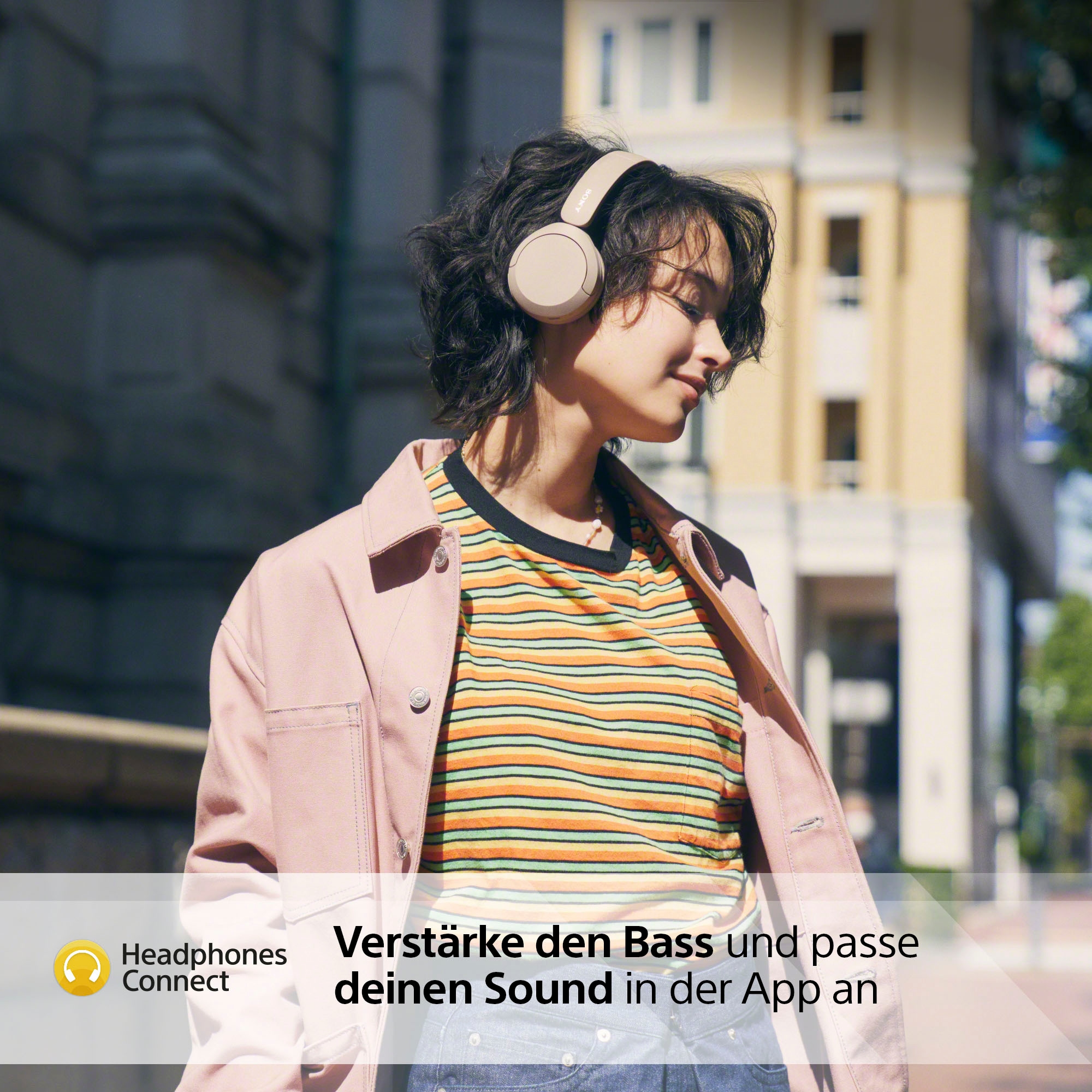 Sony On-Ear-Kopfhörer »WHCH520«, Bluetooth, Freisprechfunktion-Rauschunterdrückung, 50 Std. Akkulaufzeit