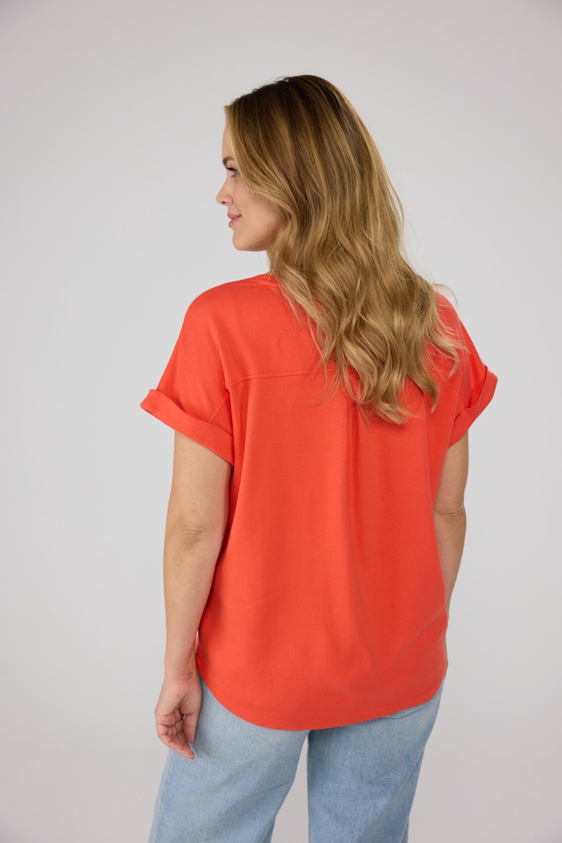 Lieblingsstück Rundhalsshirt »CamilaEp«, aus reiner Baumwolle