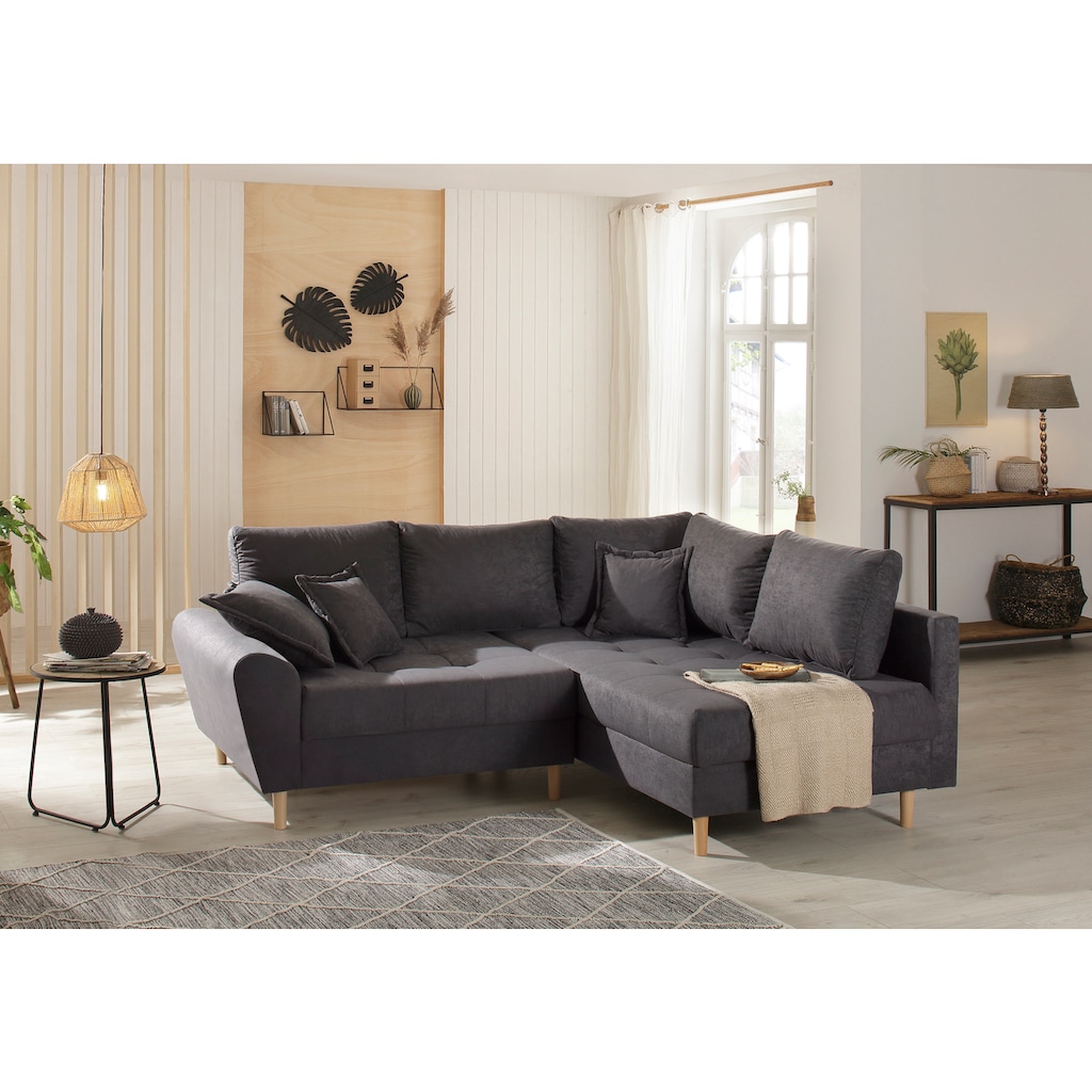 Home affaire Ecksofa »Rice L-Form«