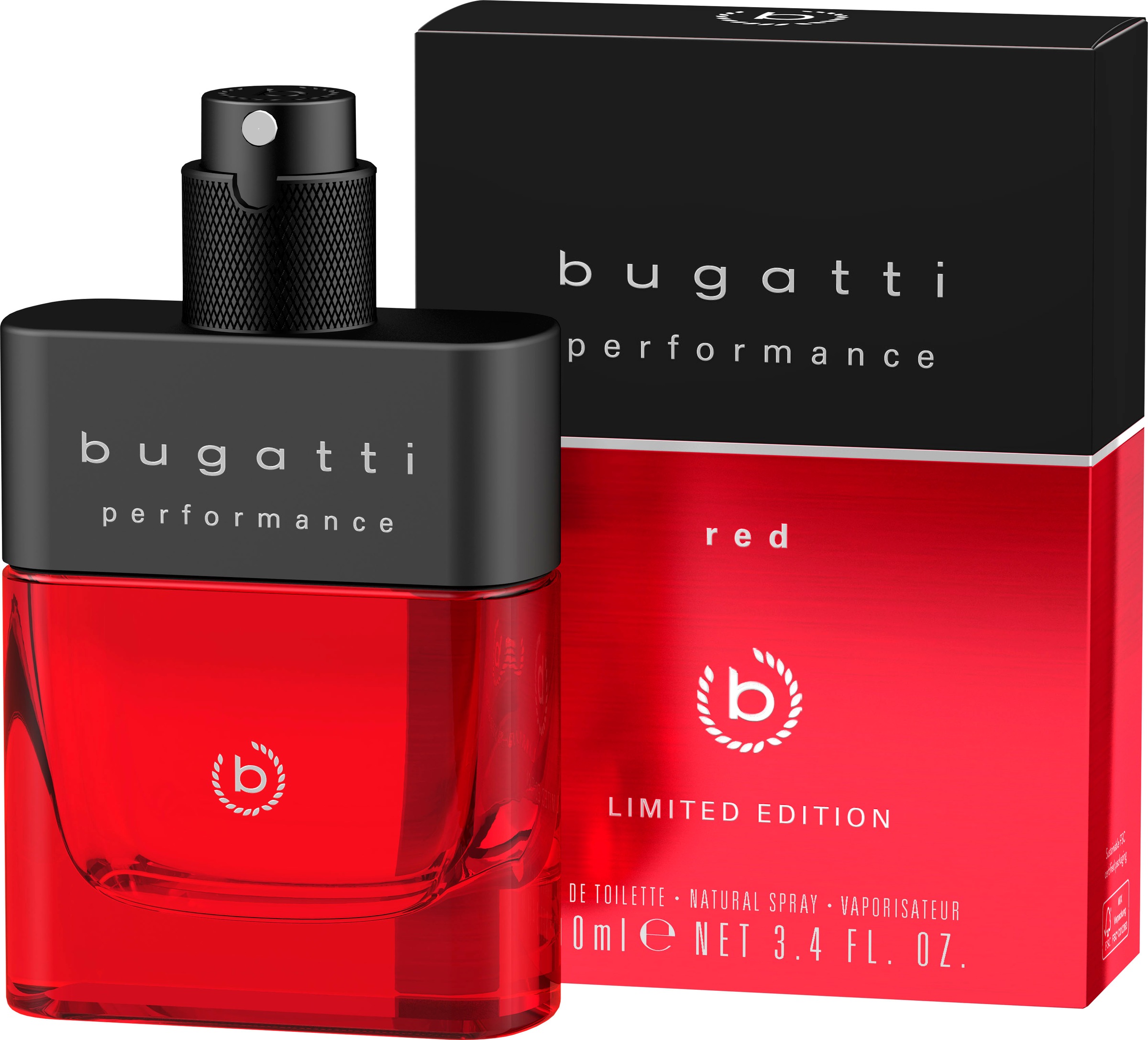 Eau de Toilette »BUGATTI Performance Red Limited Edition EdT 100ml«