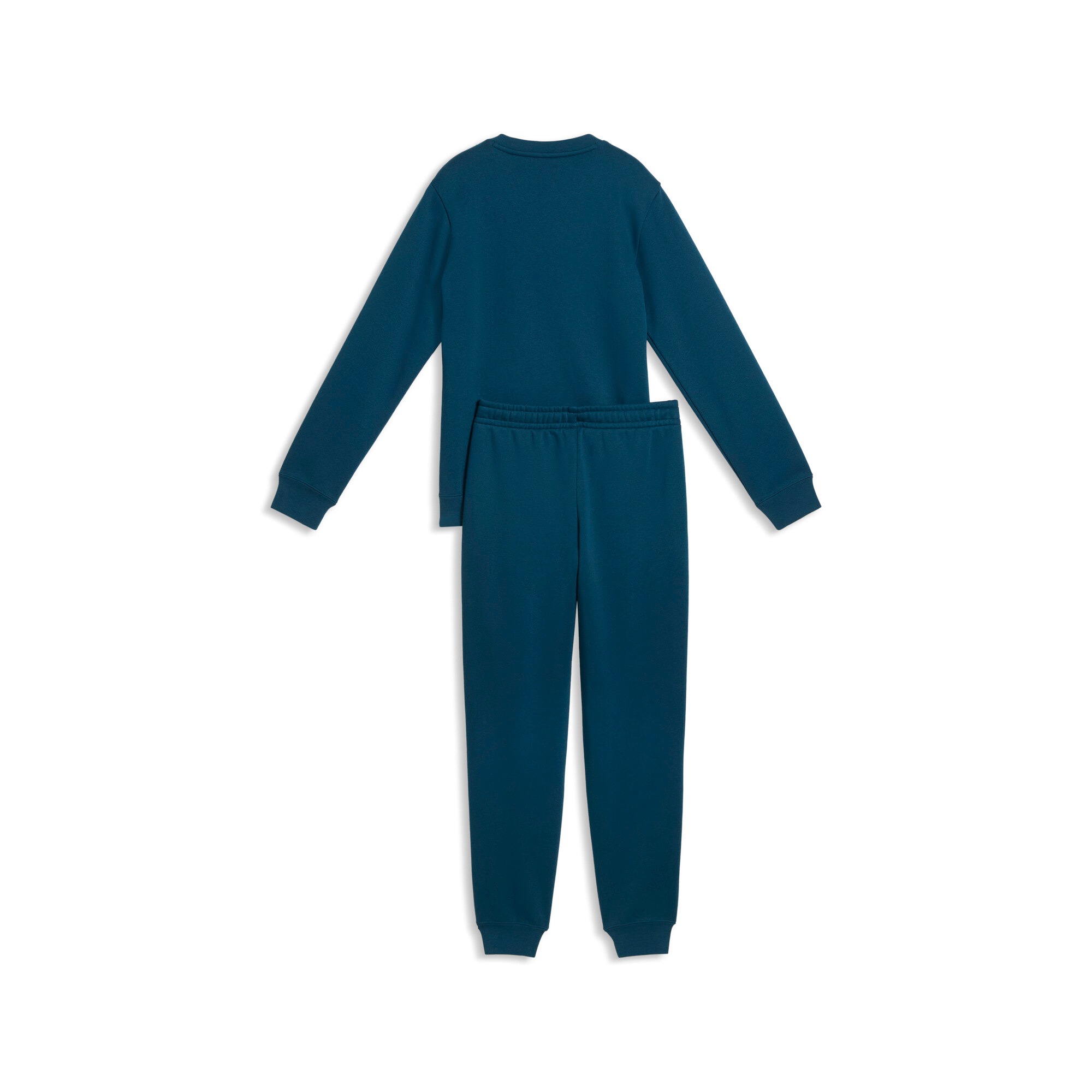PUMA Trainingsanzug »ESS NO1 LOGO CREW SWEAT SUIT  FL B« 2 zweiteilig, entspannte Passform, ohne Kapuze
