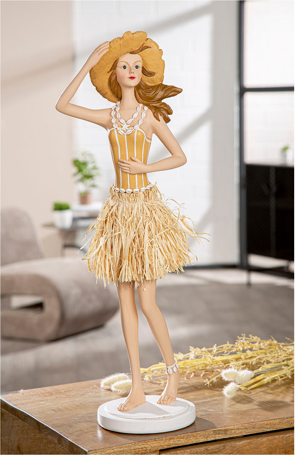 GILDE Dekofigur »Figur Frau Suzanne creme; weiß«