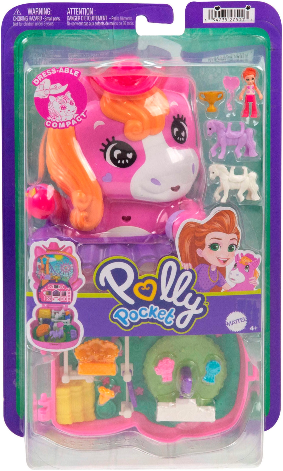 Polly Pocket Spielwelt »Pony-Rodeo Schatulle«