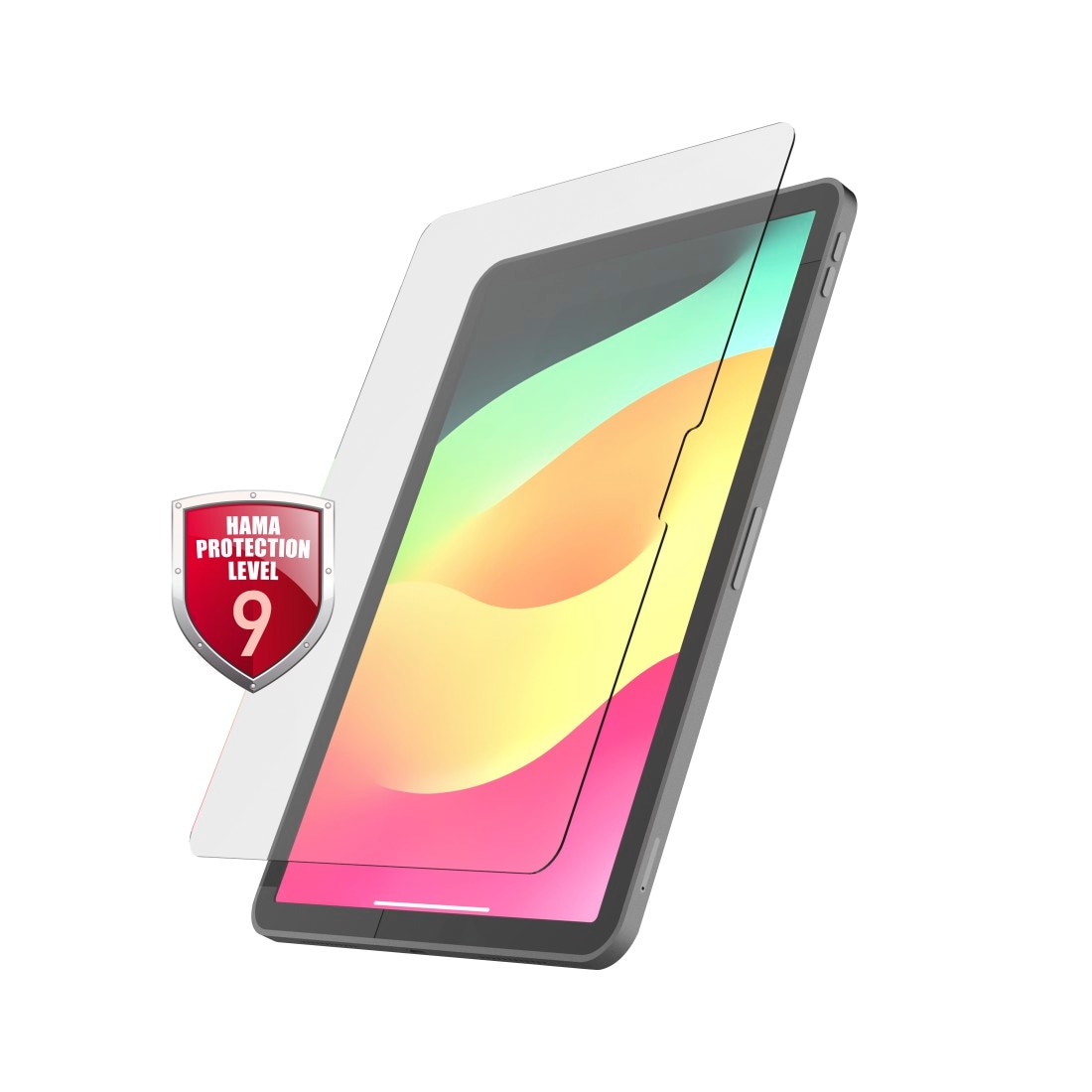 Hama Displayschutzglas »Displayschutzglas für Apple iPad Air 11 Zoll, gehärtetes Glas« für Apple iPad Air 11" (2024/2025/2026) 9H Härtegrad, Ultraclear Glas, 0,33 mm dünn, elektrostatisch haftend