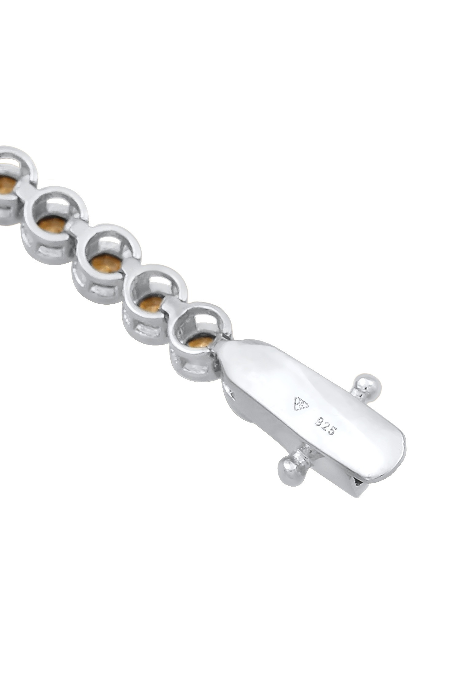 Elli Premium Armkette »Armband Tennisarmband Rose 925 Sterling Silber, mit Kristallen von Swarovski®«