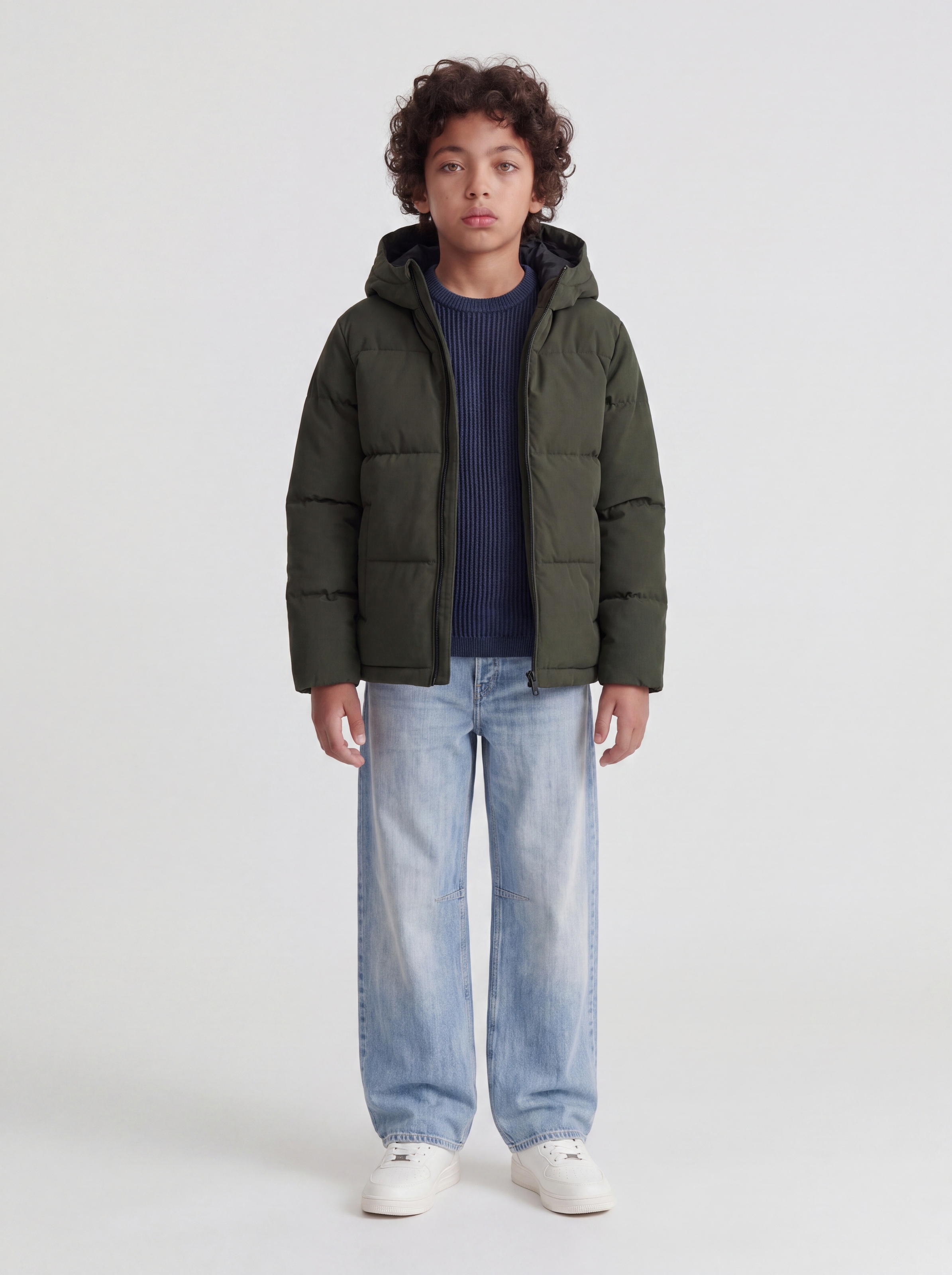 Jack & Jones Junior Steppjacke »JJGALAXY PUFFER JACKET JNR« mit Kapuze Kunstfaser, regular fit