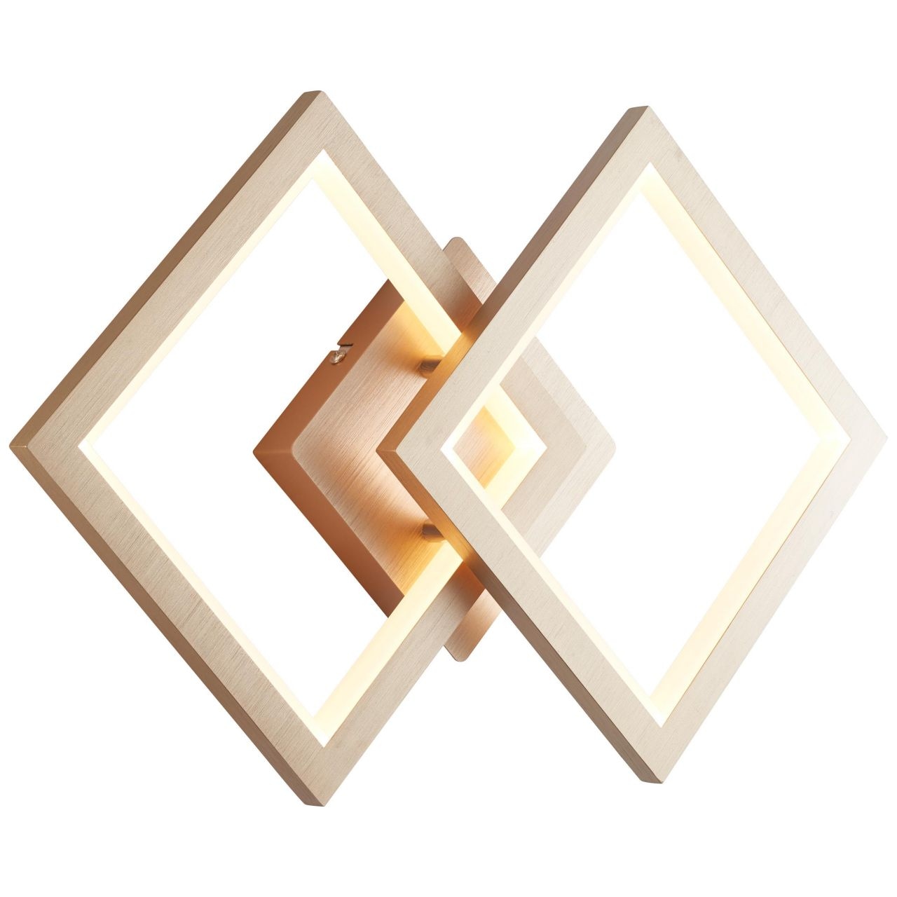 Deckenleuchte flammig-flammig, Höhe, cm Brilliant LED bei online aluminium/gold Metall/Kunststoff, »Gwyn«, 44,5 1 OTTO
