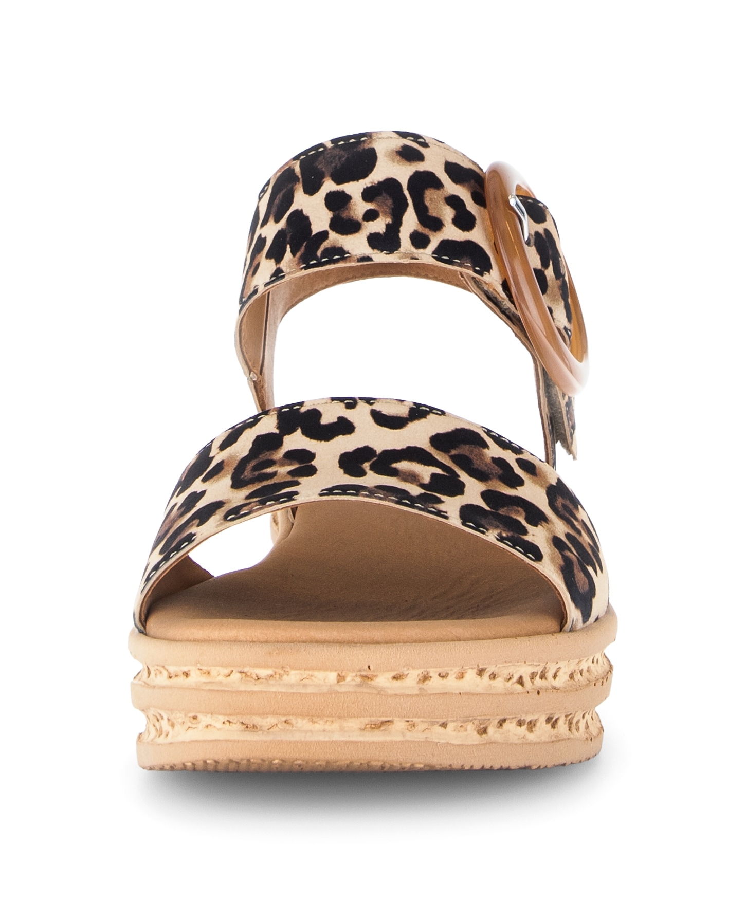 Gabor Keilsandalette  , Riemchensandale, Sommerschuh mit modischer Zierschnalle